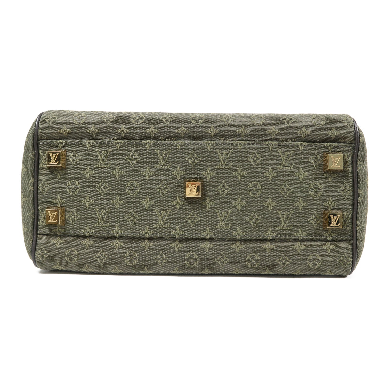 LOUIS VUITTON Monogram Mini Josephine PM金扣手挽袋綠色