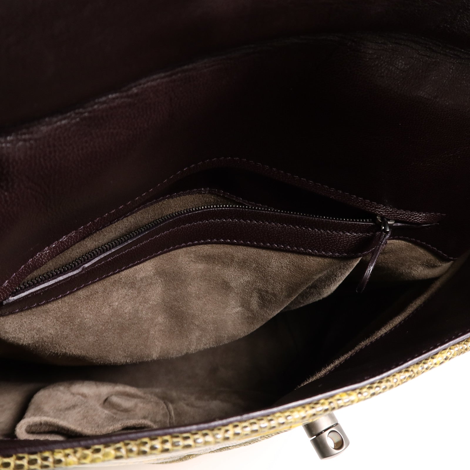 BOTTEGA VENETA 鱷魚/蜥蝪皮革Patchwork Preziso手挽袋