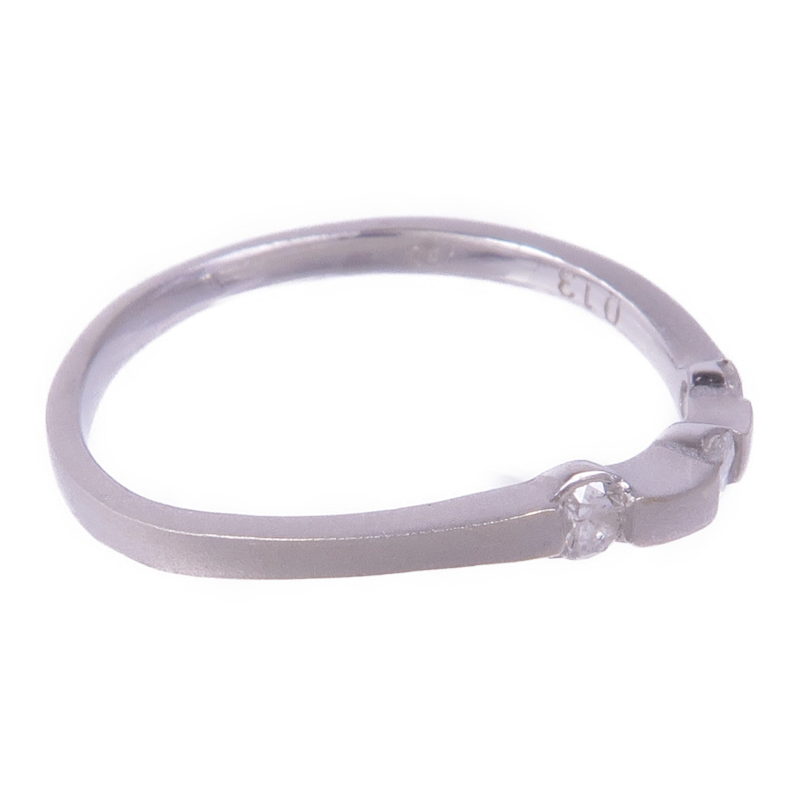 JEWELRY 【激減優惠】18K白金Diamond Ring鑽石戒指US#5.25