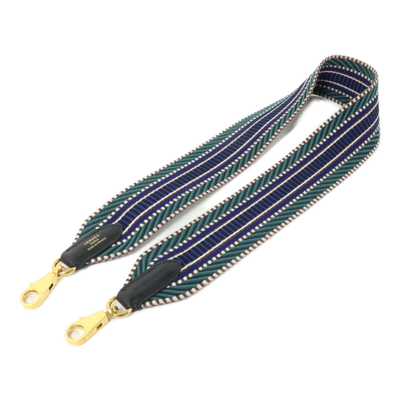 HERMES 帆布/Swift皮革50mm Sangle Cavale Shoulder Strap肩帶