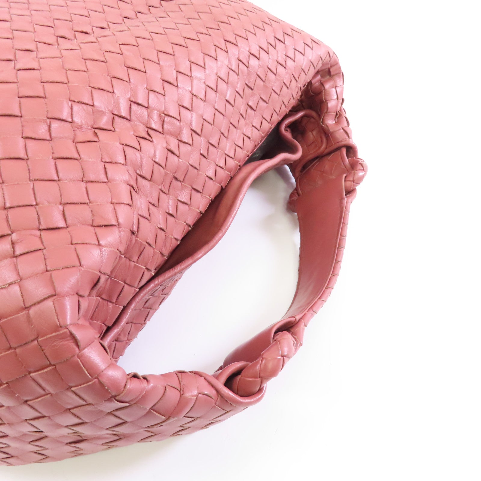 BOTTEGA VENETA 皮革Shoulder Bag肩背袋粉紅色