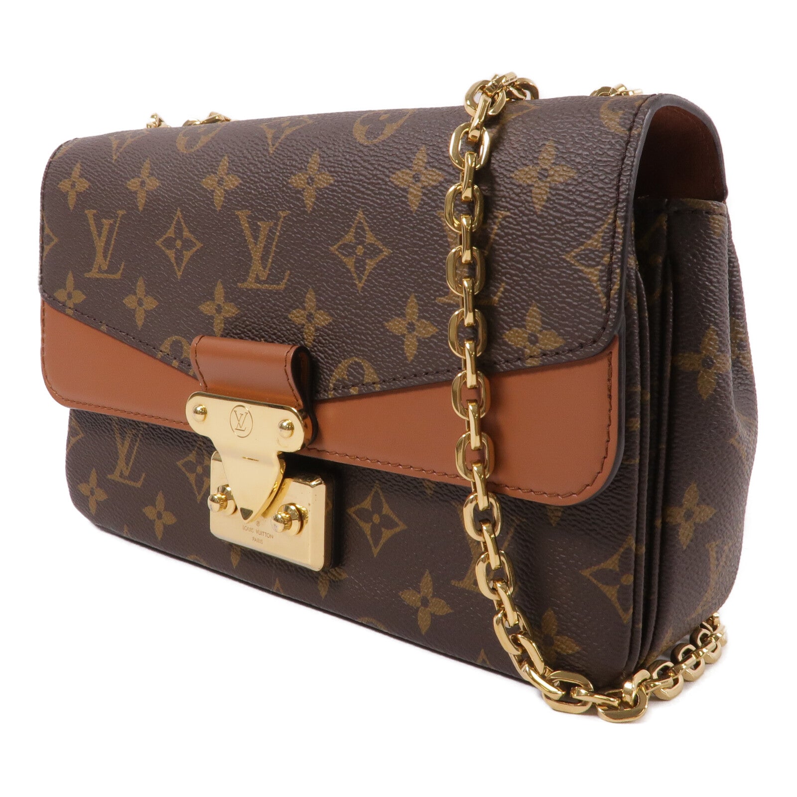 LOUIS VUITTON Monogram Marceau鏈帶肩背袋