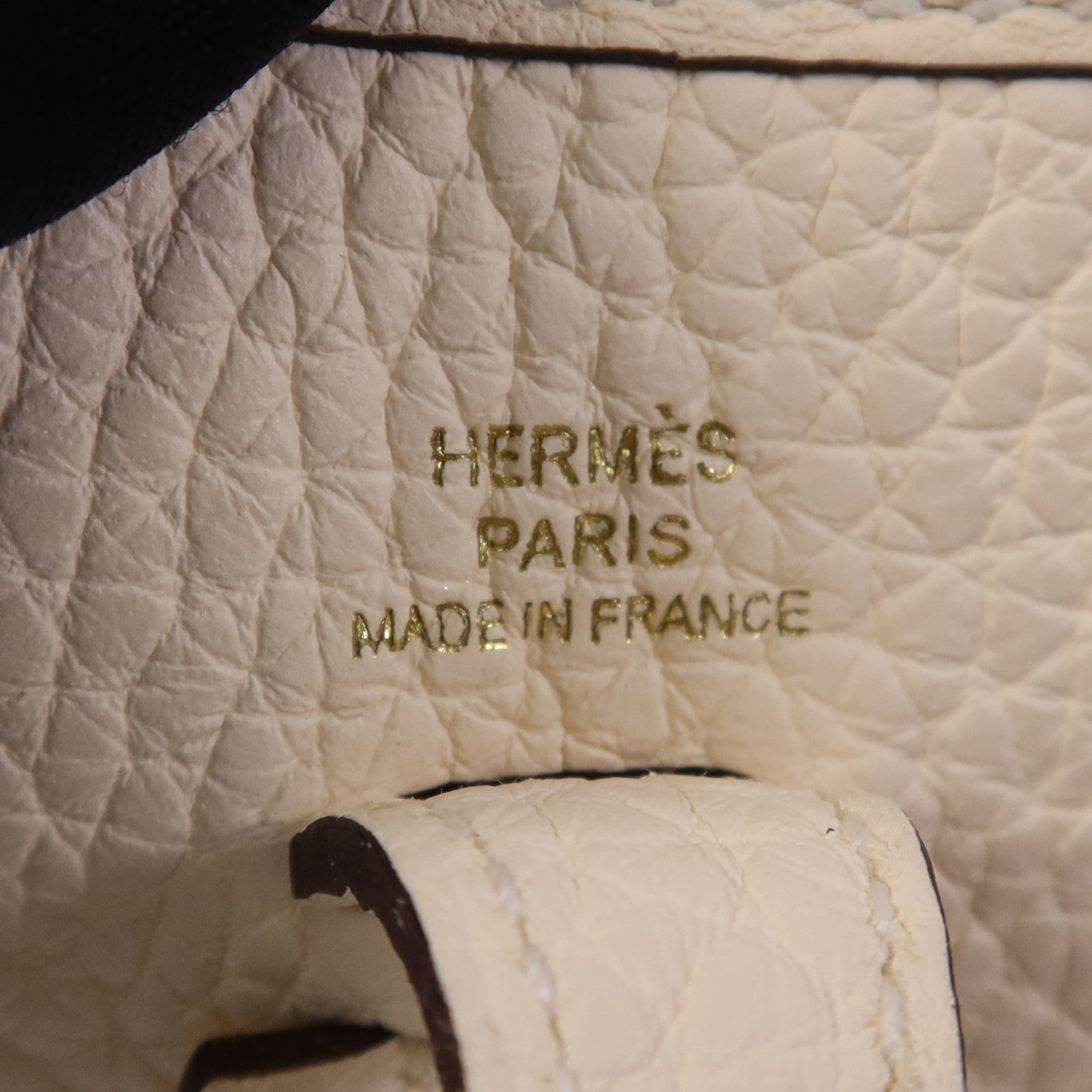 HERMES Clemence皮革Evelyne TPM金扣肩背袋Nata