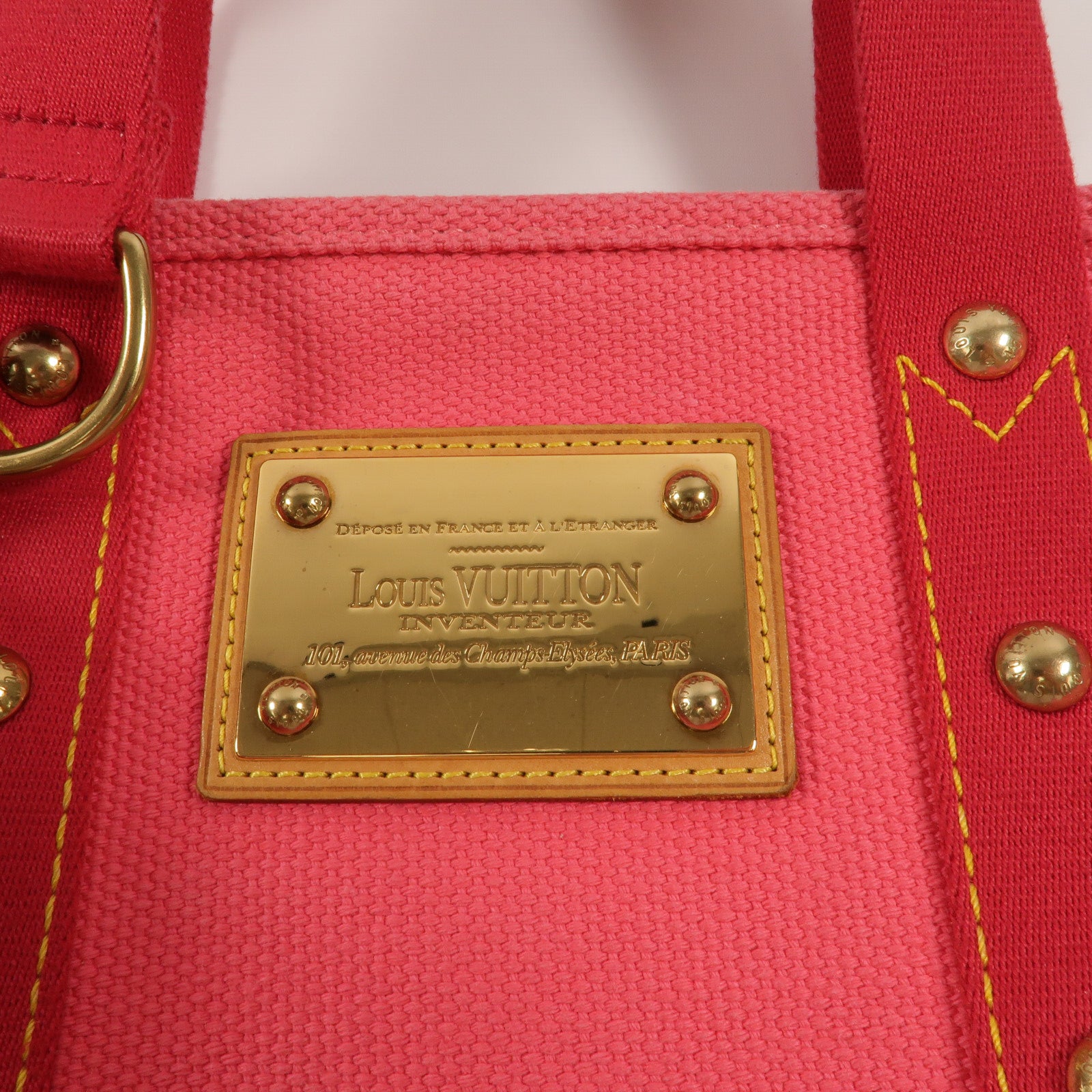 LOUIS VUITTON 帆布Antique Cabas PM手挽袋