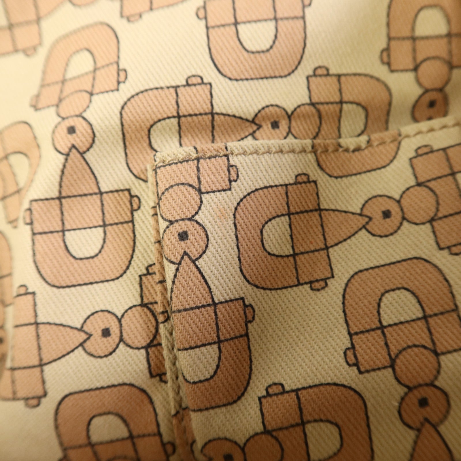 GUCCI 帆布Hand Bag金扣手挽袋