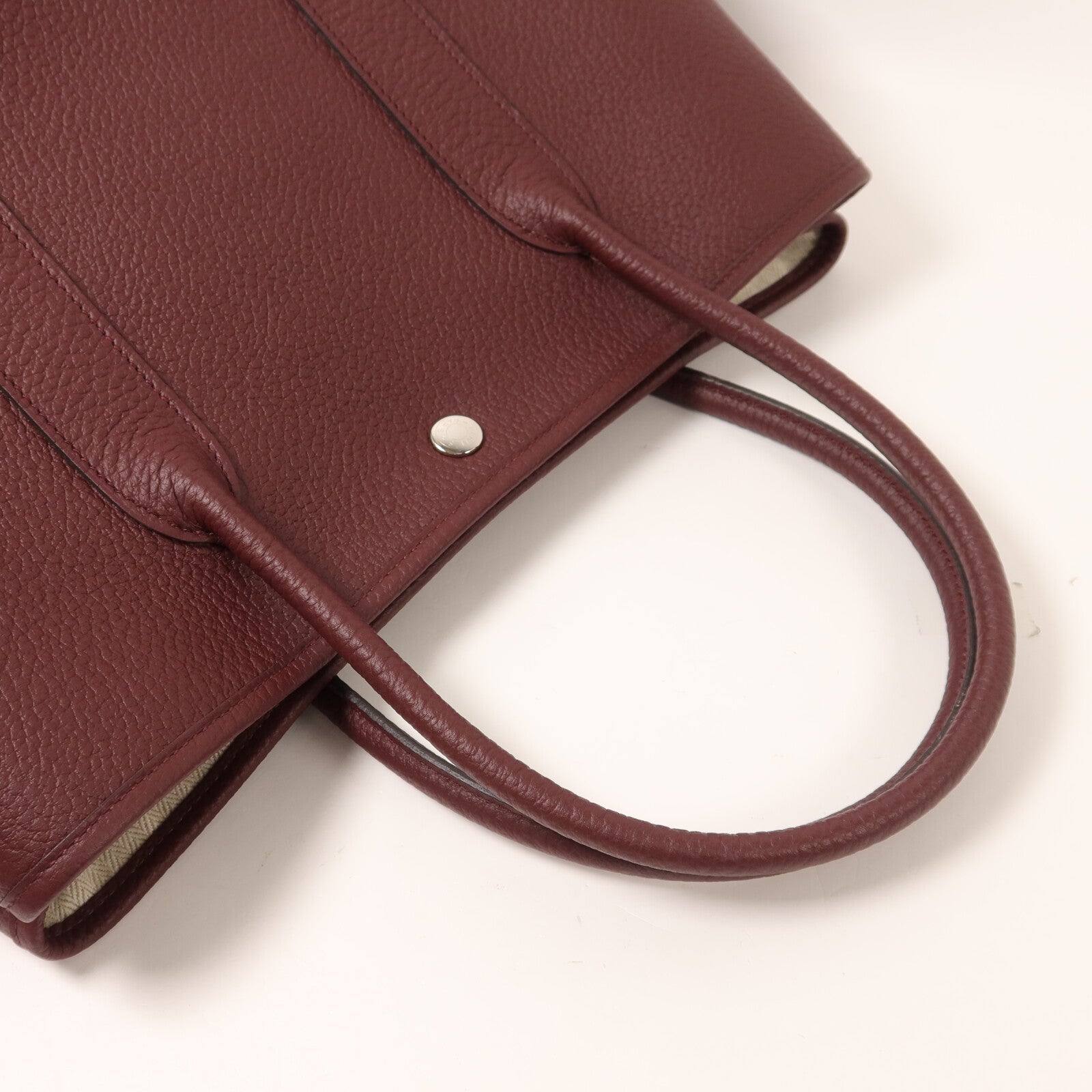 HERMES Negonda皮革Garden Party PM手挽袋Rough H