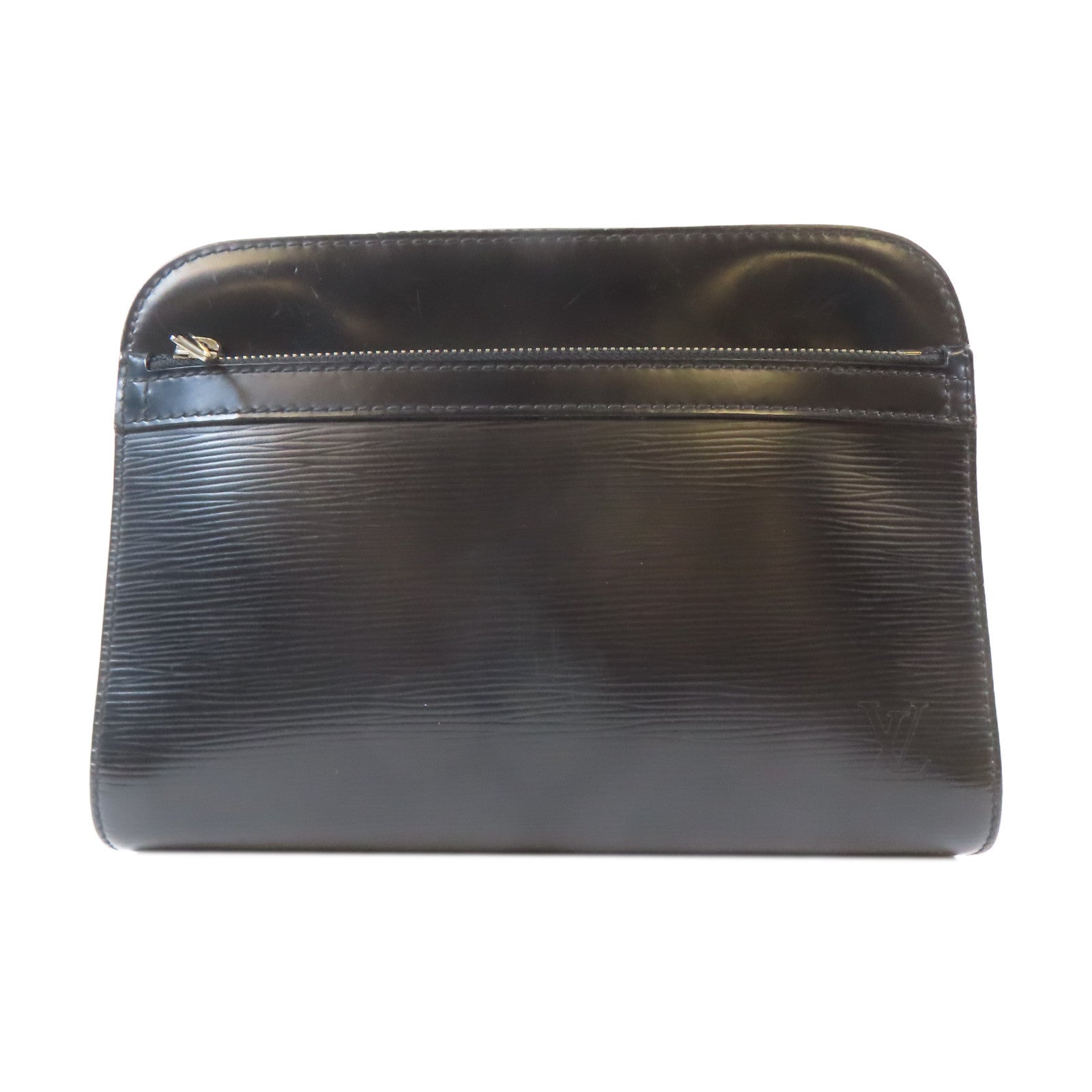 LOUIS VUITTON 【激減優惠】Epi Osh Clutch Bag銀扣手拿包黑色