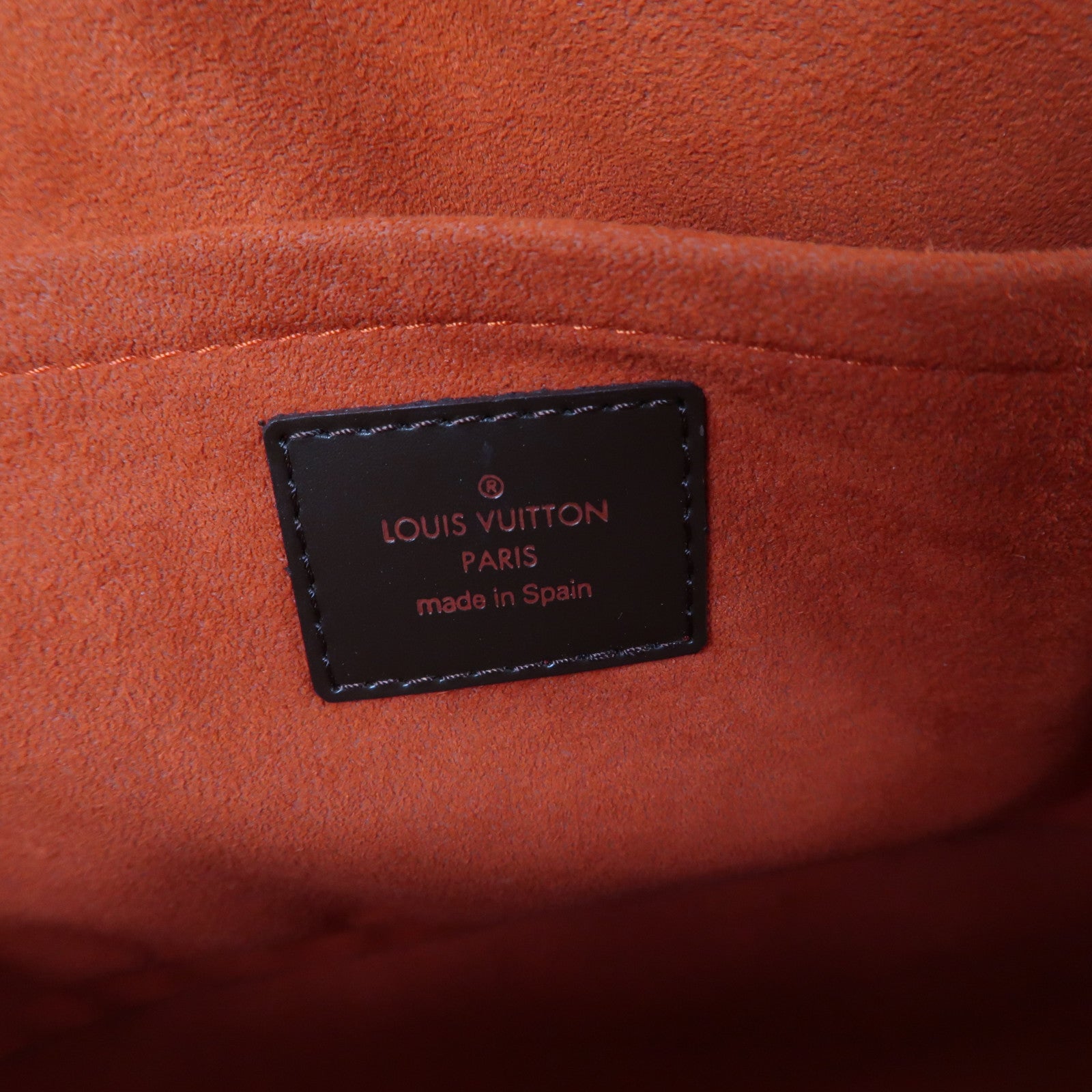 LOUIS VUITTON Damier Sarria Mini金扣手挽袋啡色