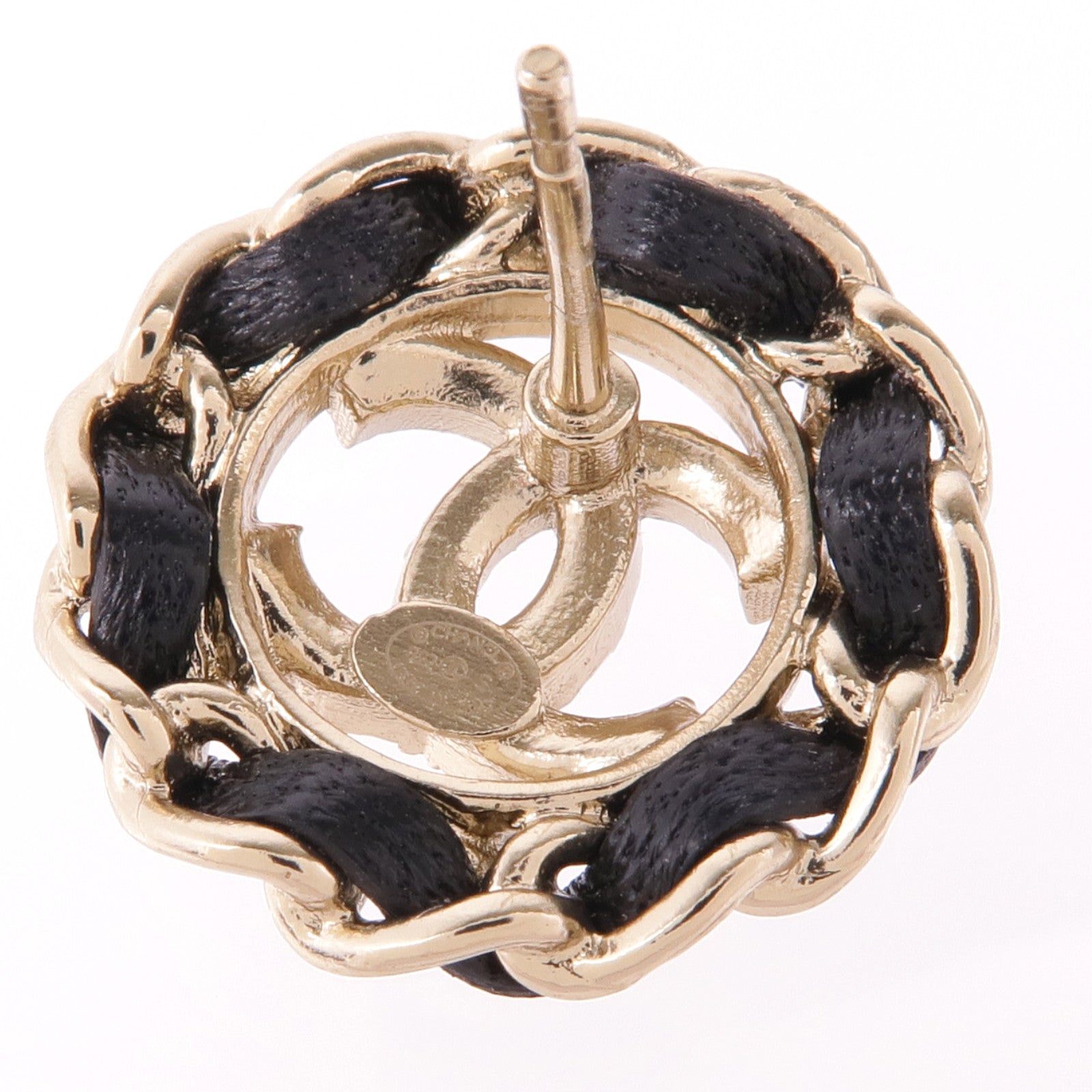 CHANEL 金屬/皮革Earrings耳環