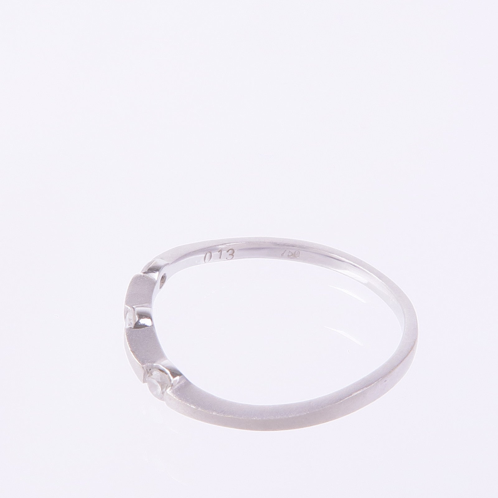 JEWELRY 【激減優惠】18K白金Diamond Ring鑽石戒指US#5.25