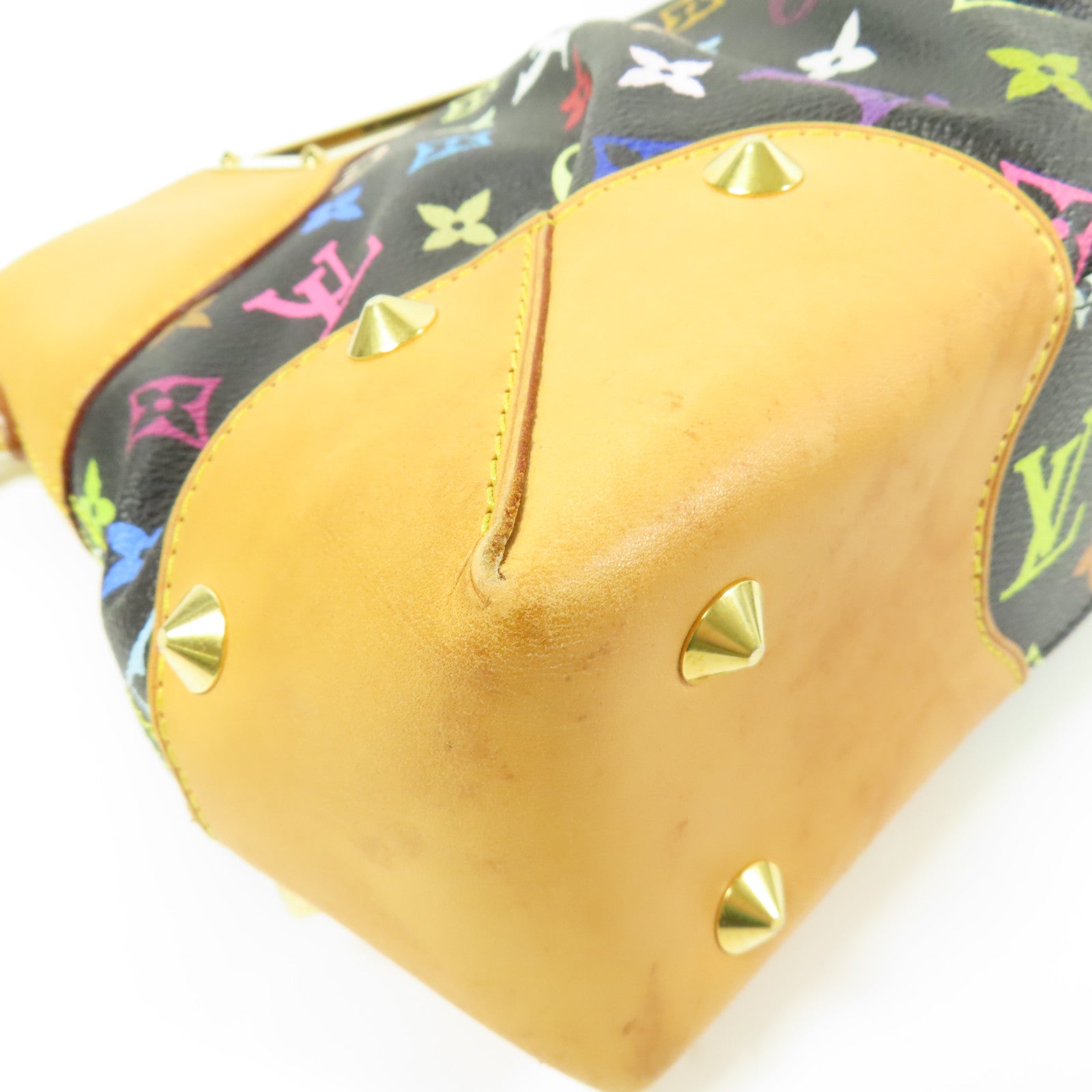 LOUIS VUITTON LV GHW Judy MM 2Way Shoulder Hand Bag M40256 Monogram Multicolore