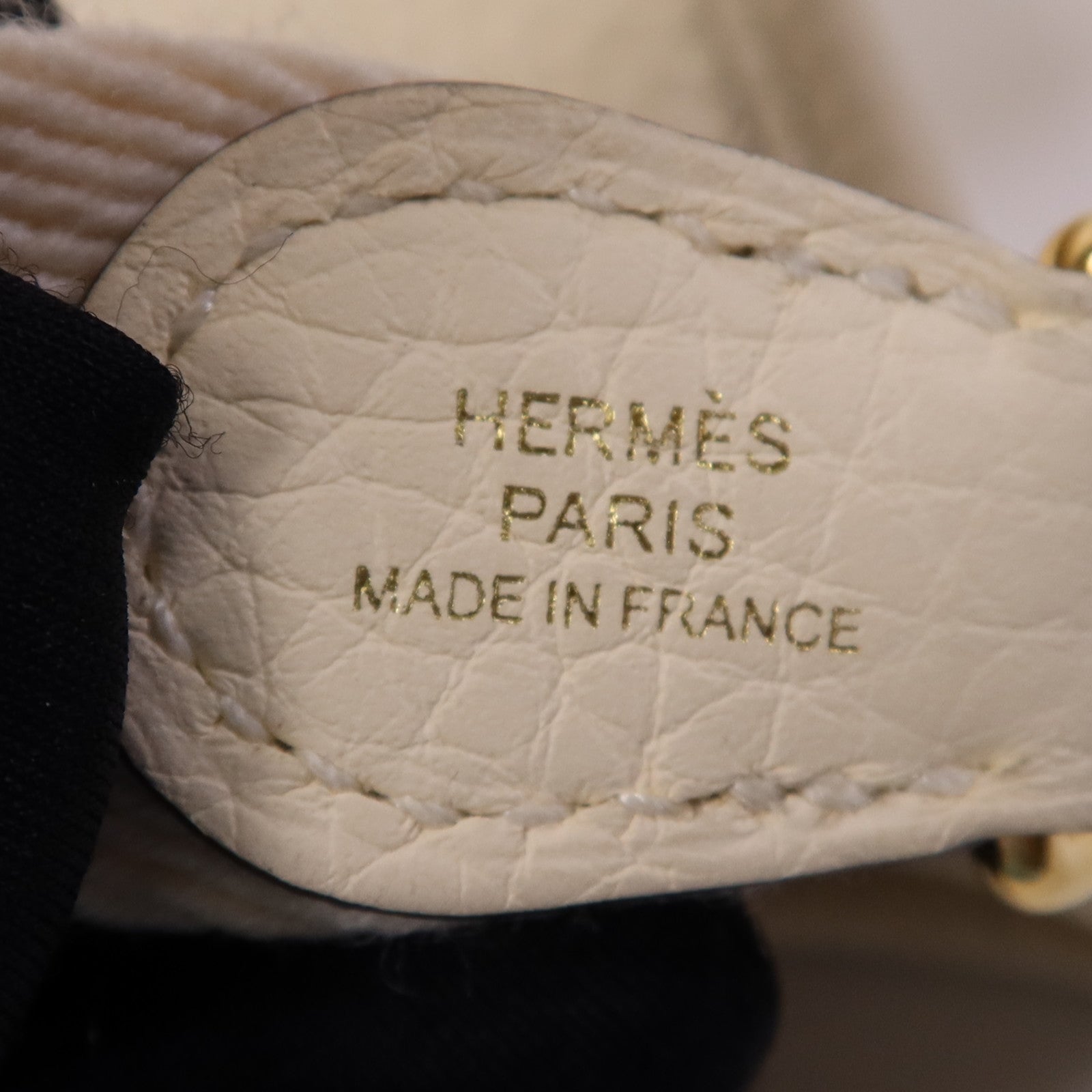 HERMES Clemence皮革Evelyne TPM金扣肩背袋Nata