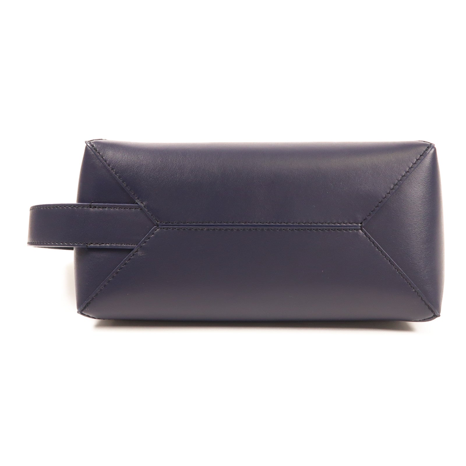LOEWE SHW Puzzle Fold Pouch C510WBPX014467 Calfskin Leather Navy
