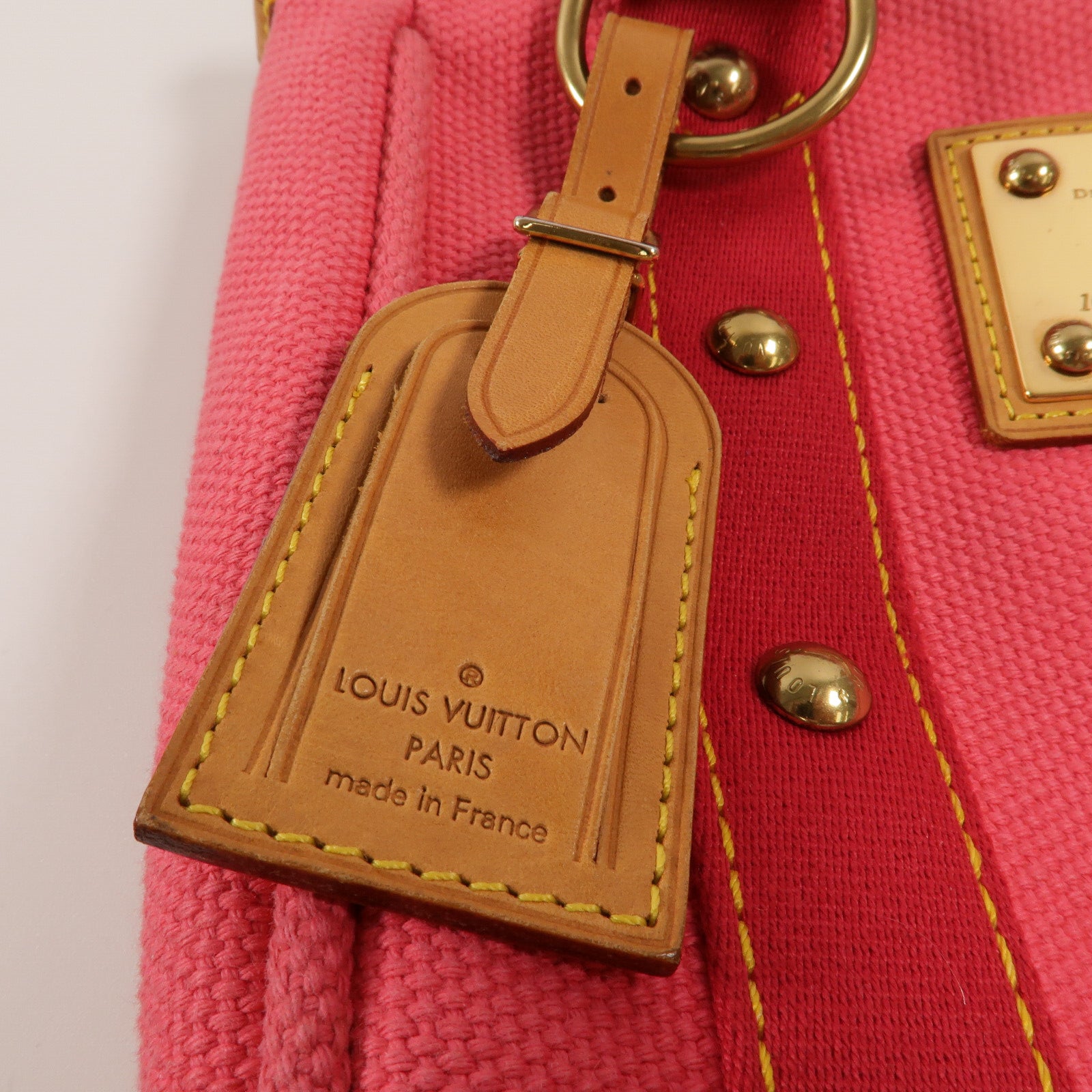 LOUIS VUITTON 帆布Antique Cabas PM手挽袋