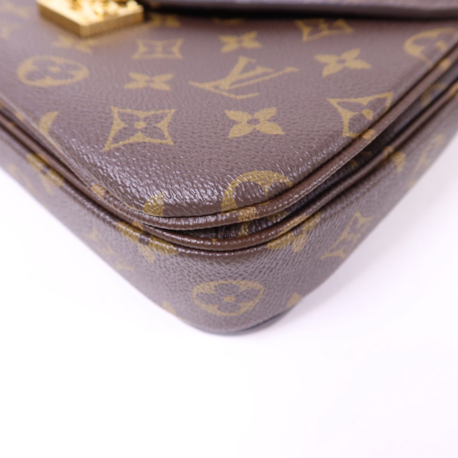 LOUIS VUITTON Monogram Pochette Metis MM金扣手挽肩背兩用袋