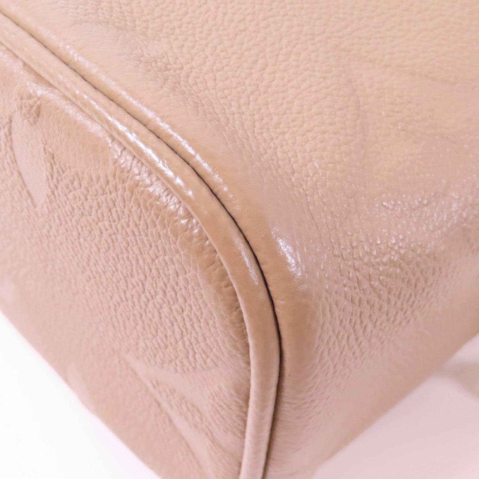 LOUIS VUITTON 【激減優惠】Monogram Empreinte Giant Vanity金扣手挽肩背兩用袋米色