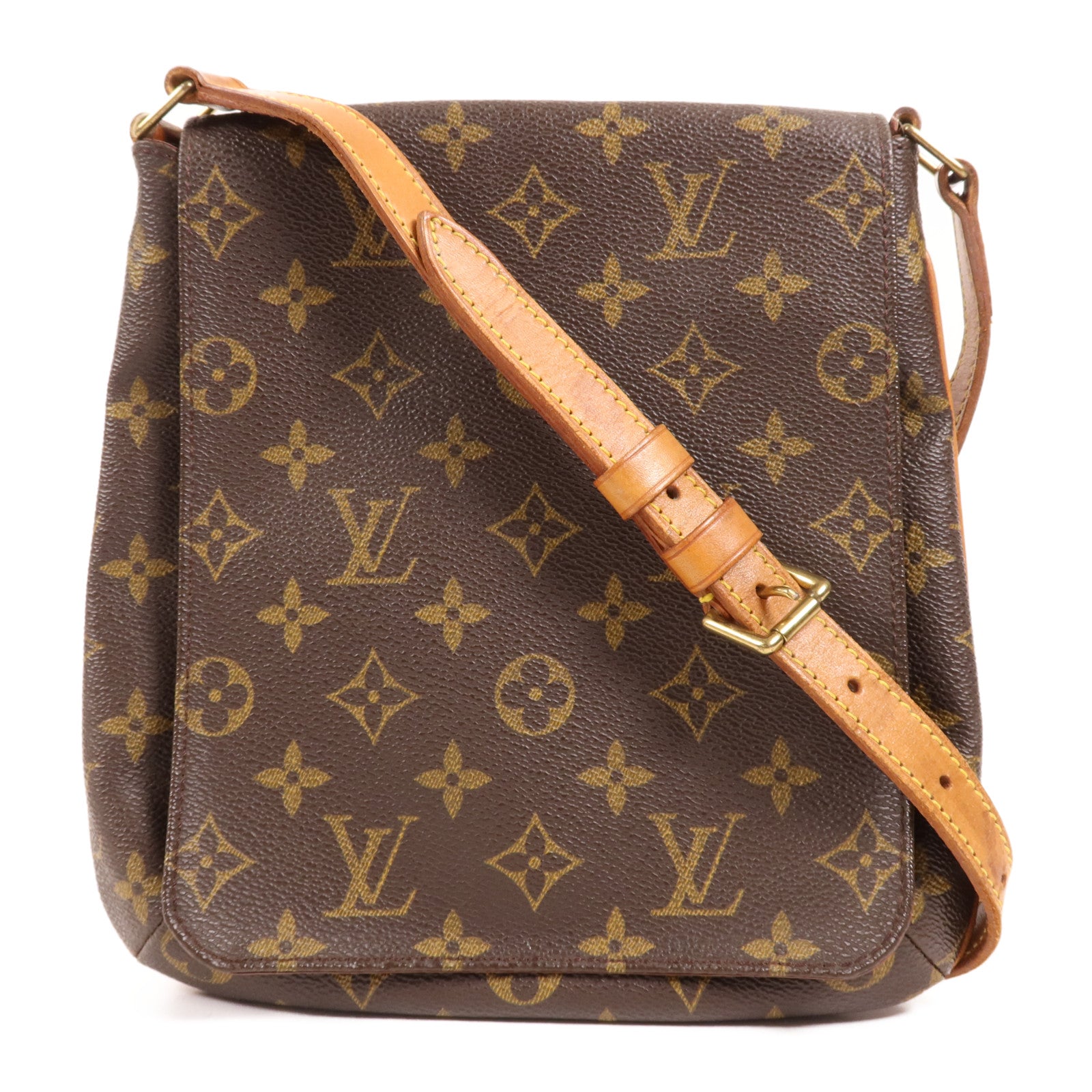 LOUIS VUITTON Monogram Musette Salsa金扣肩背袋