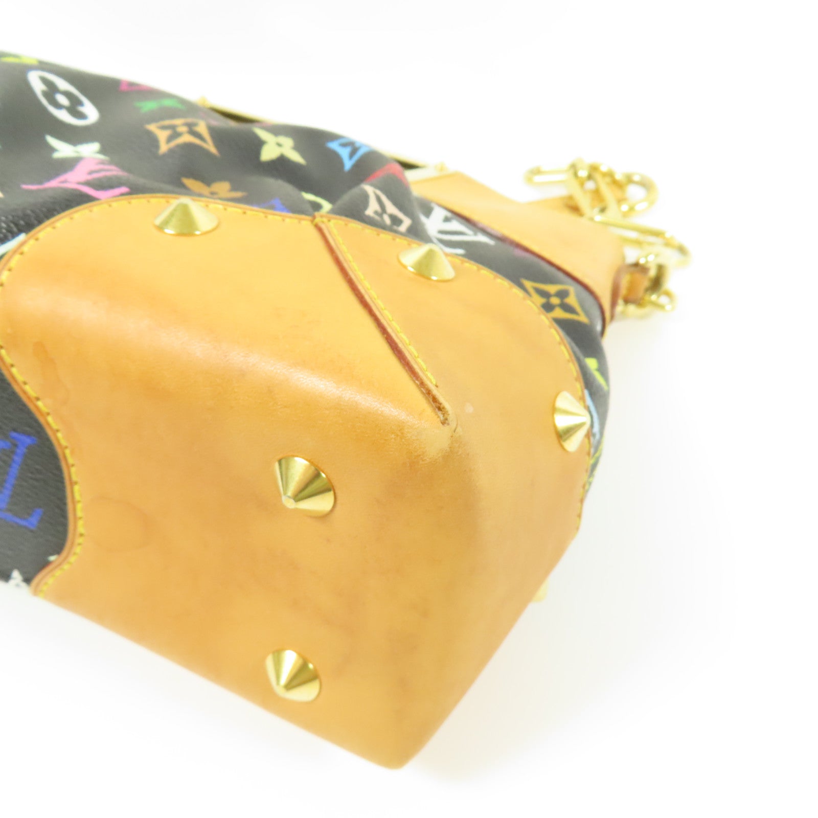 LOUIS VUITTON LV GHW Judy MM 2Way Shoulder Hand Bag M40256 Monogram Multicolore