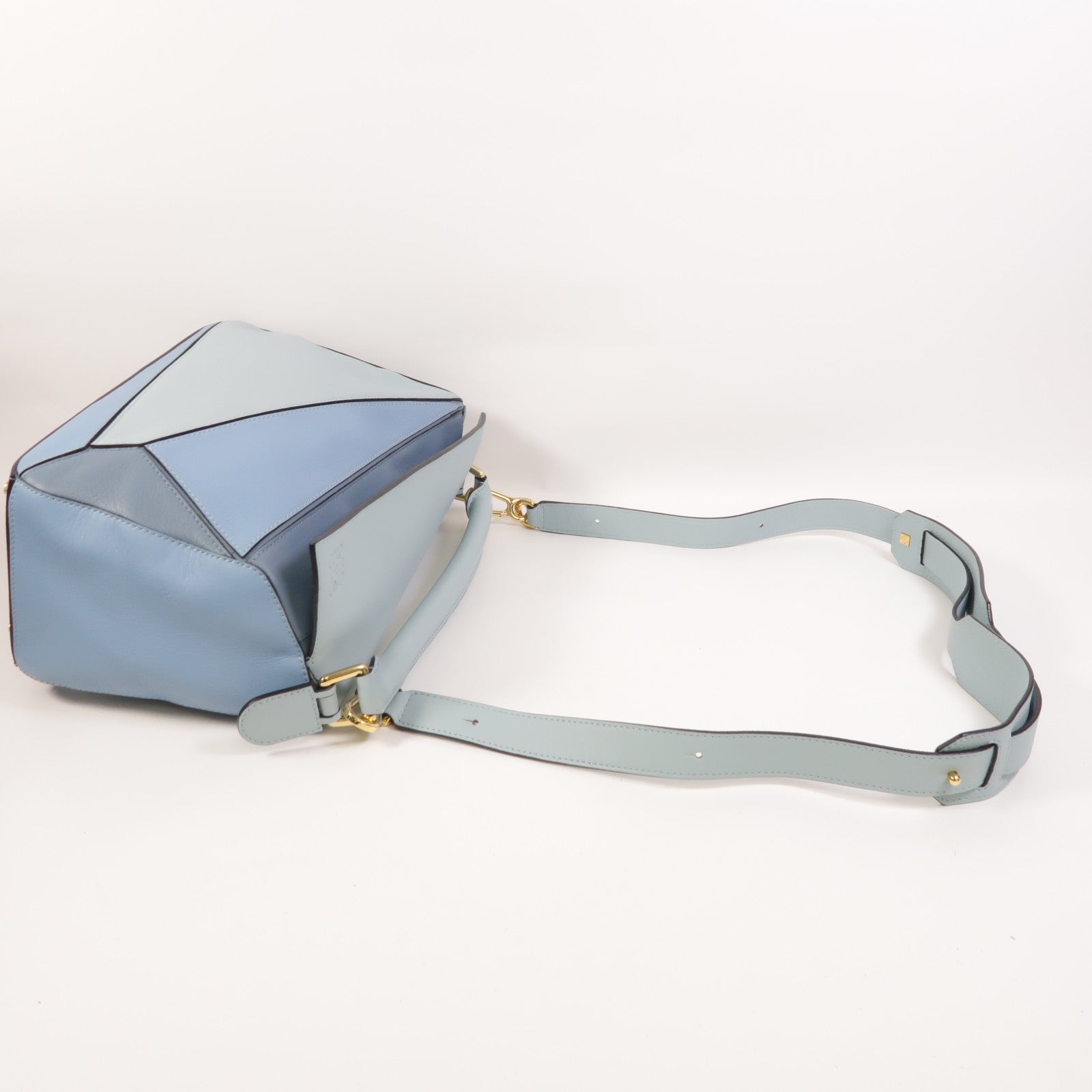 LOEWE 牛皮皮革Puzzle手挽肩背兩用袋