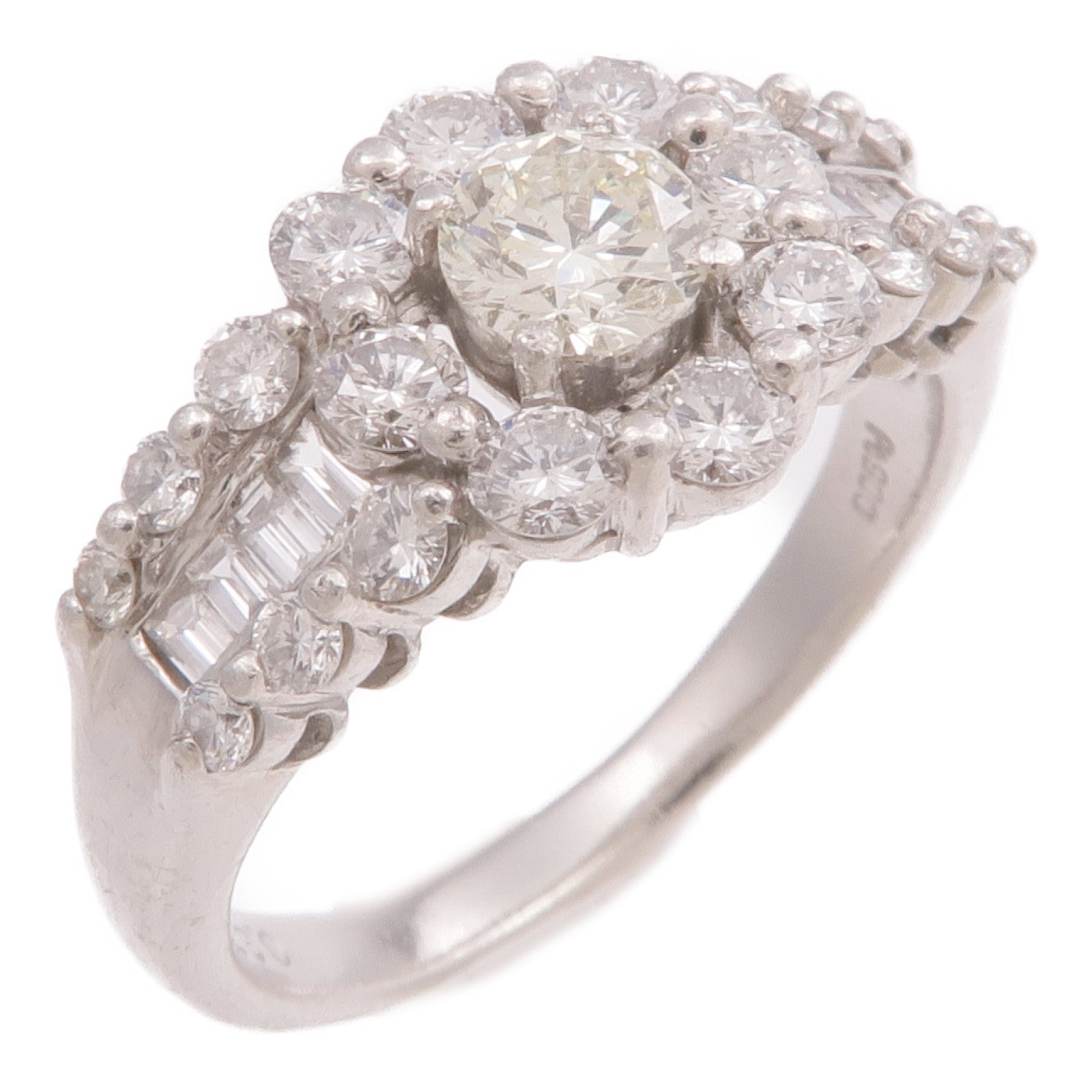 JEWELRY 【激減優惠】PT900鉑金Diamond Ring鑽石戒指US#7