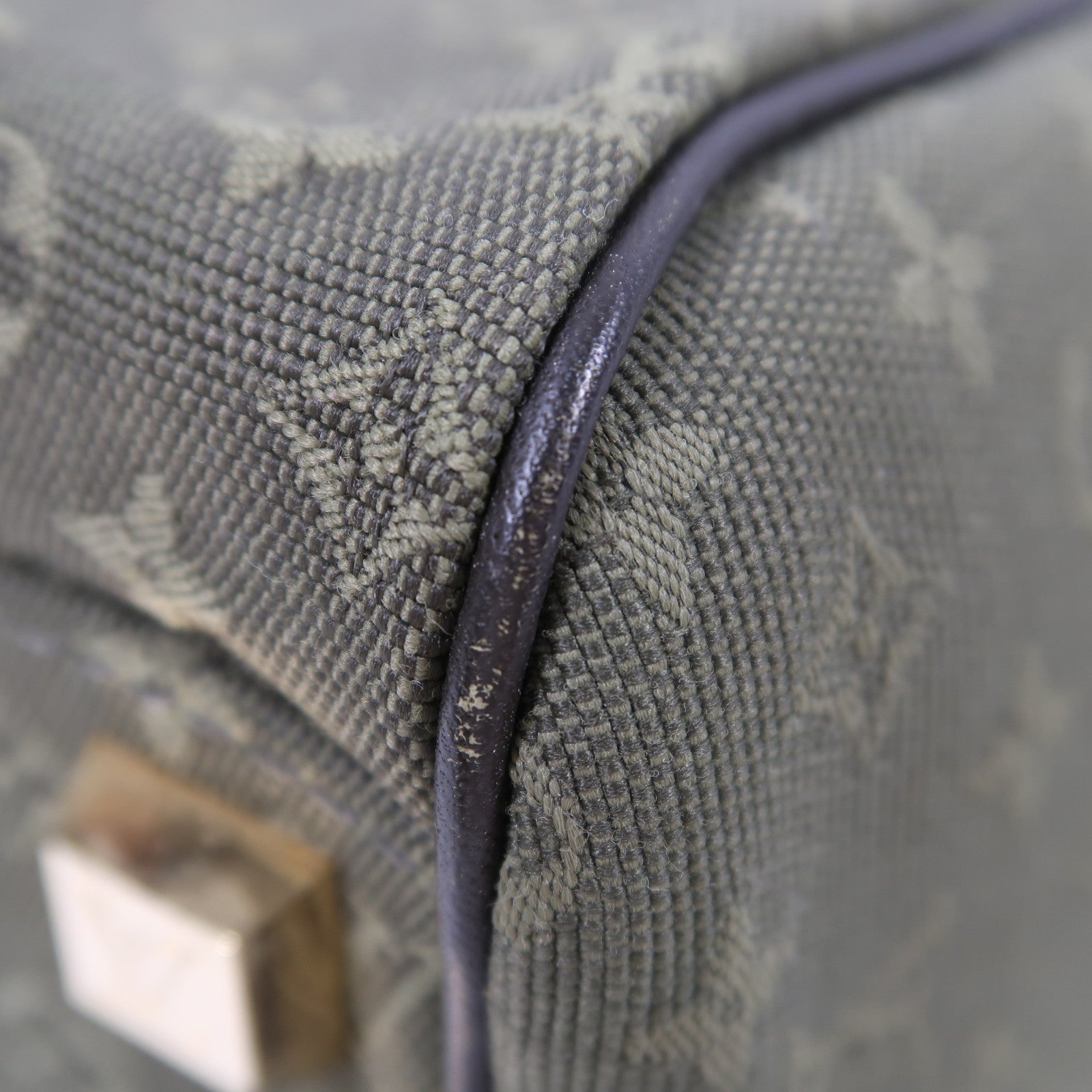 LOUIS VUITTON Monogram Mini Josephine PM金扣手挽袋綠色