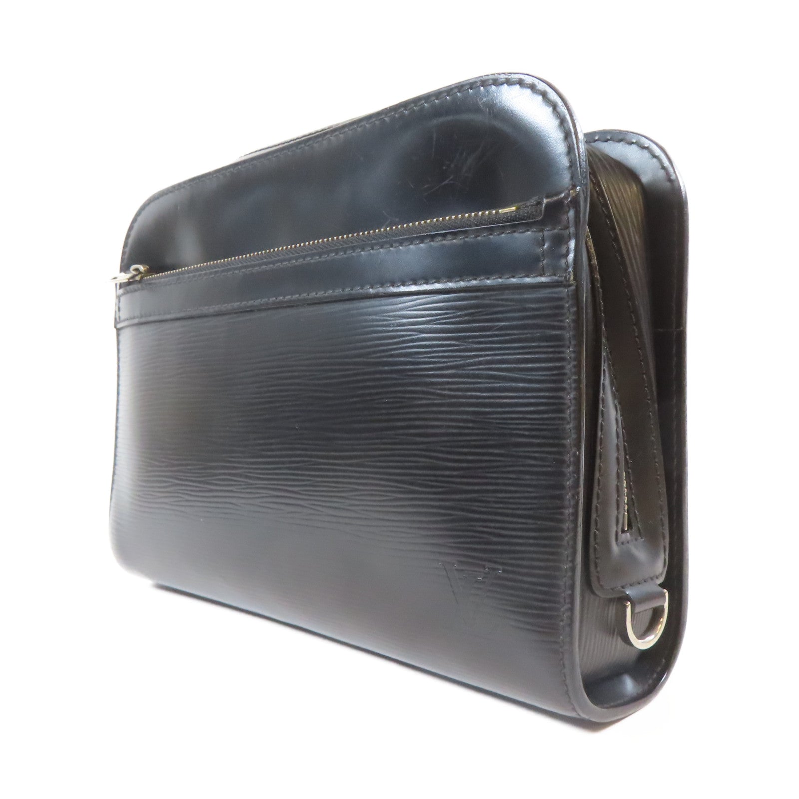 LOUIS VUITTON 【激減優惠】Epi Osh Clutch Bag銀扣手拿包黑色