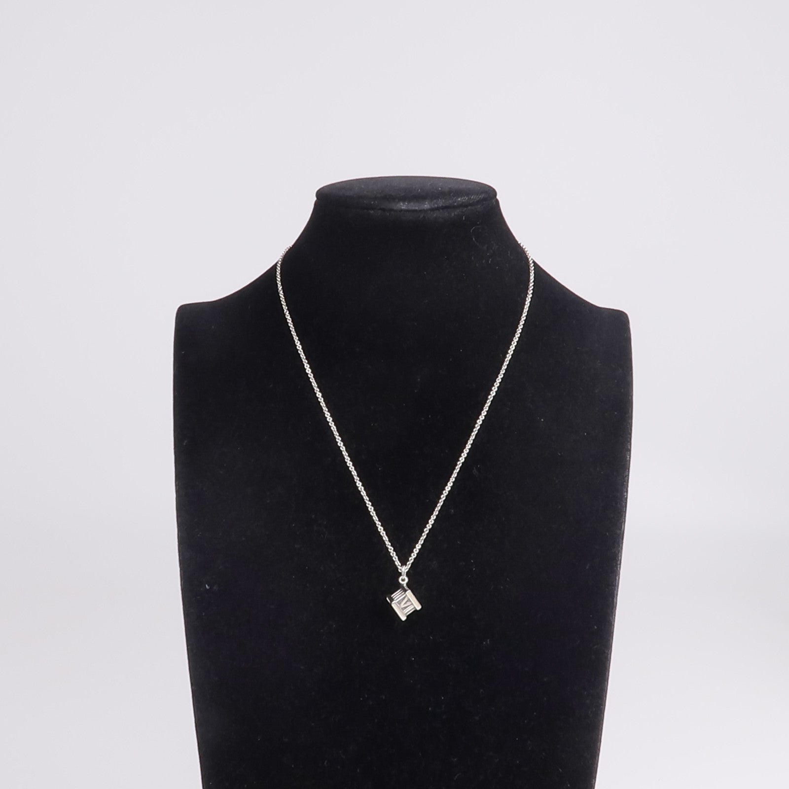 TIFFANY＆CO 925純銀Atlas Cube項鍊