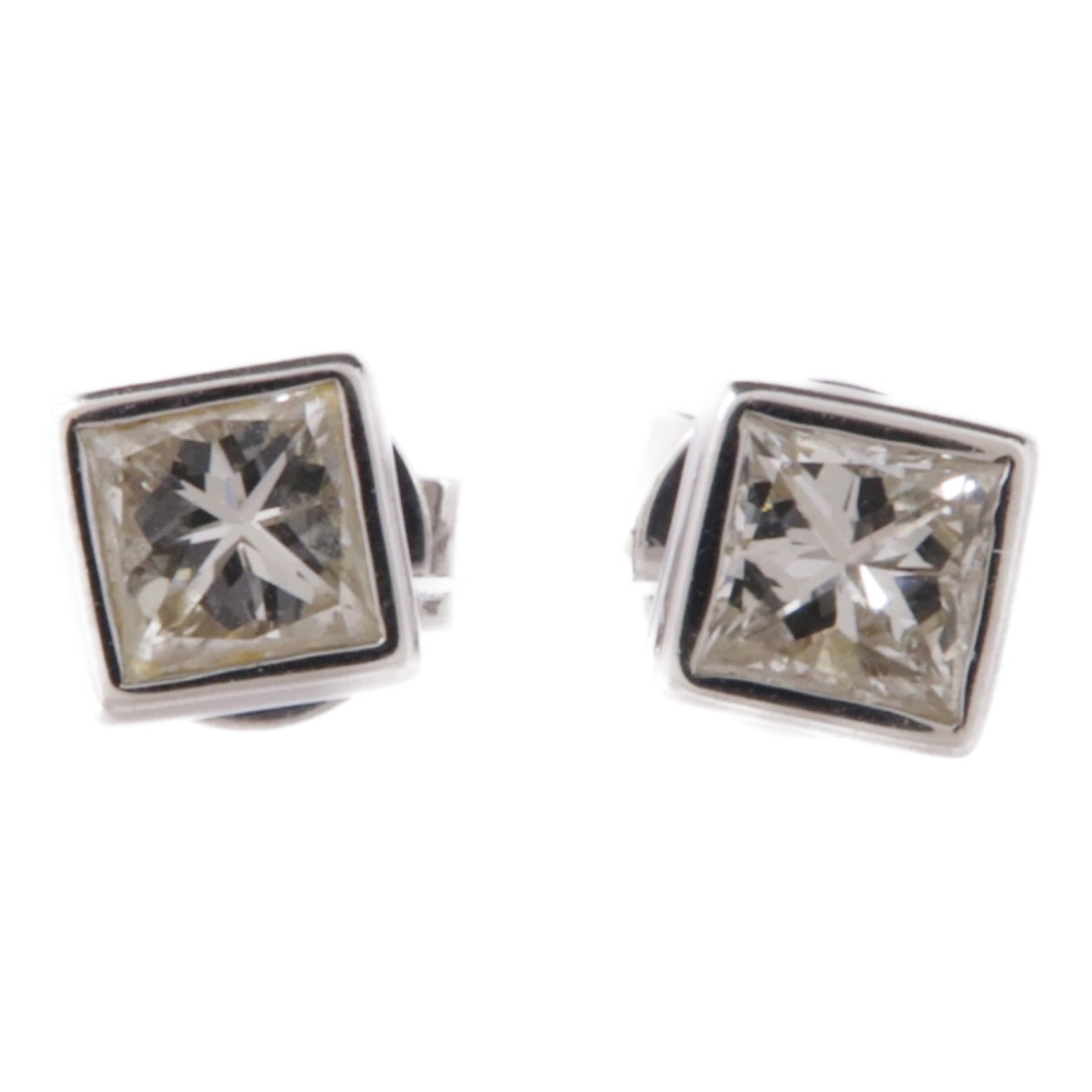 JEWELRY 18K白金Diamond Earrings鑽石耳環