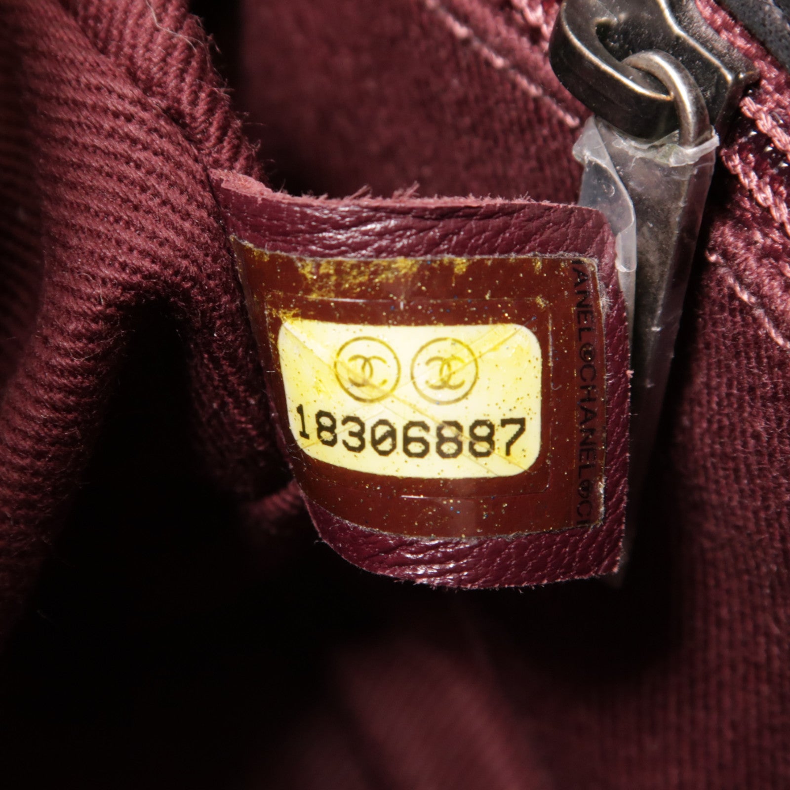 CHANEL 牛皮皮革Chain Shoulder銀扣鏈帶肩背袋