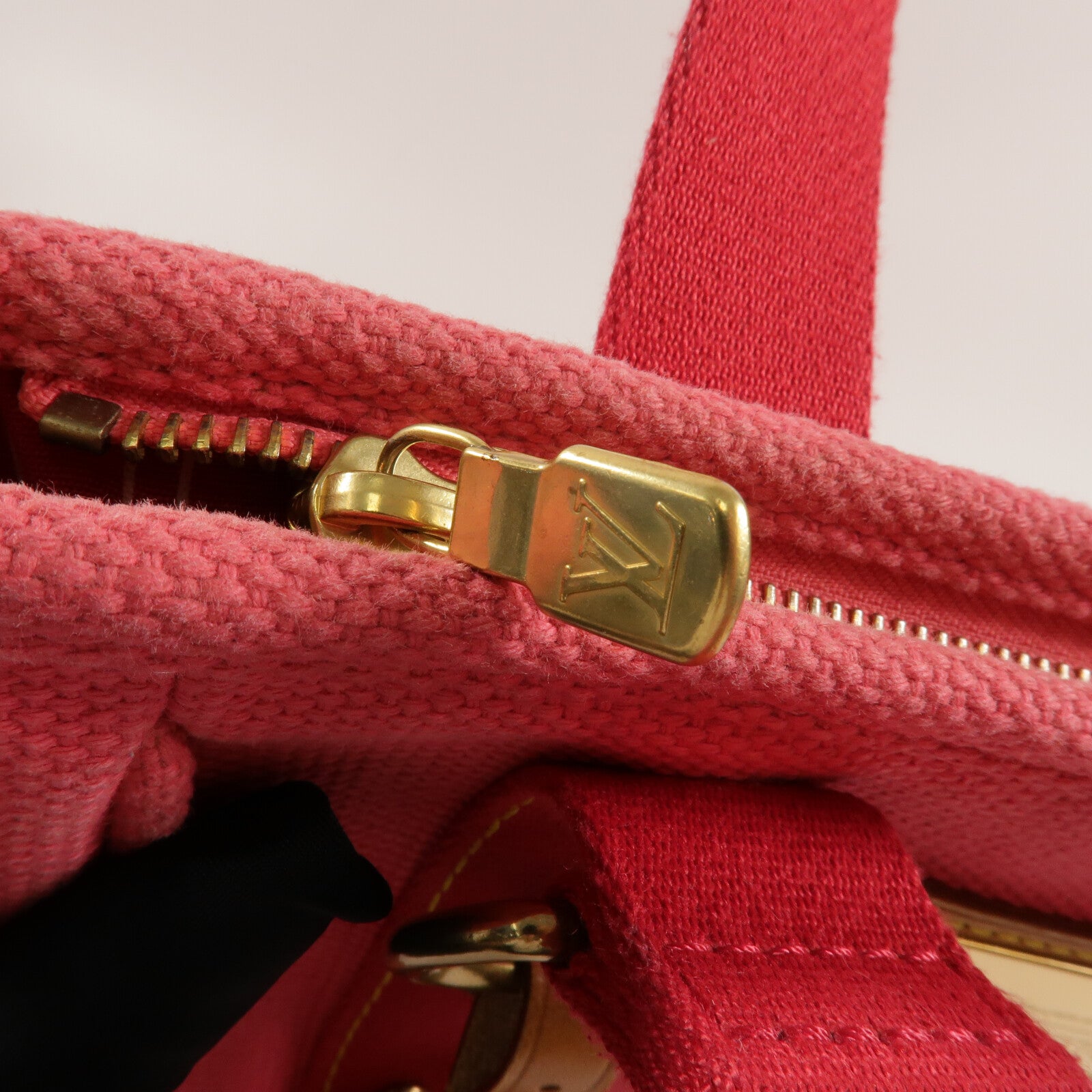 LOUIS VUITTON 帆布Antique Cabas PM手挽袋
