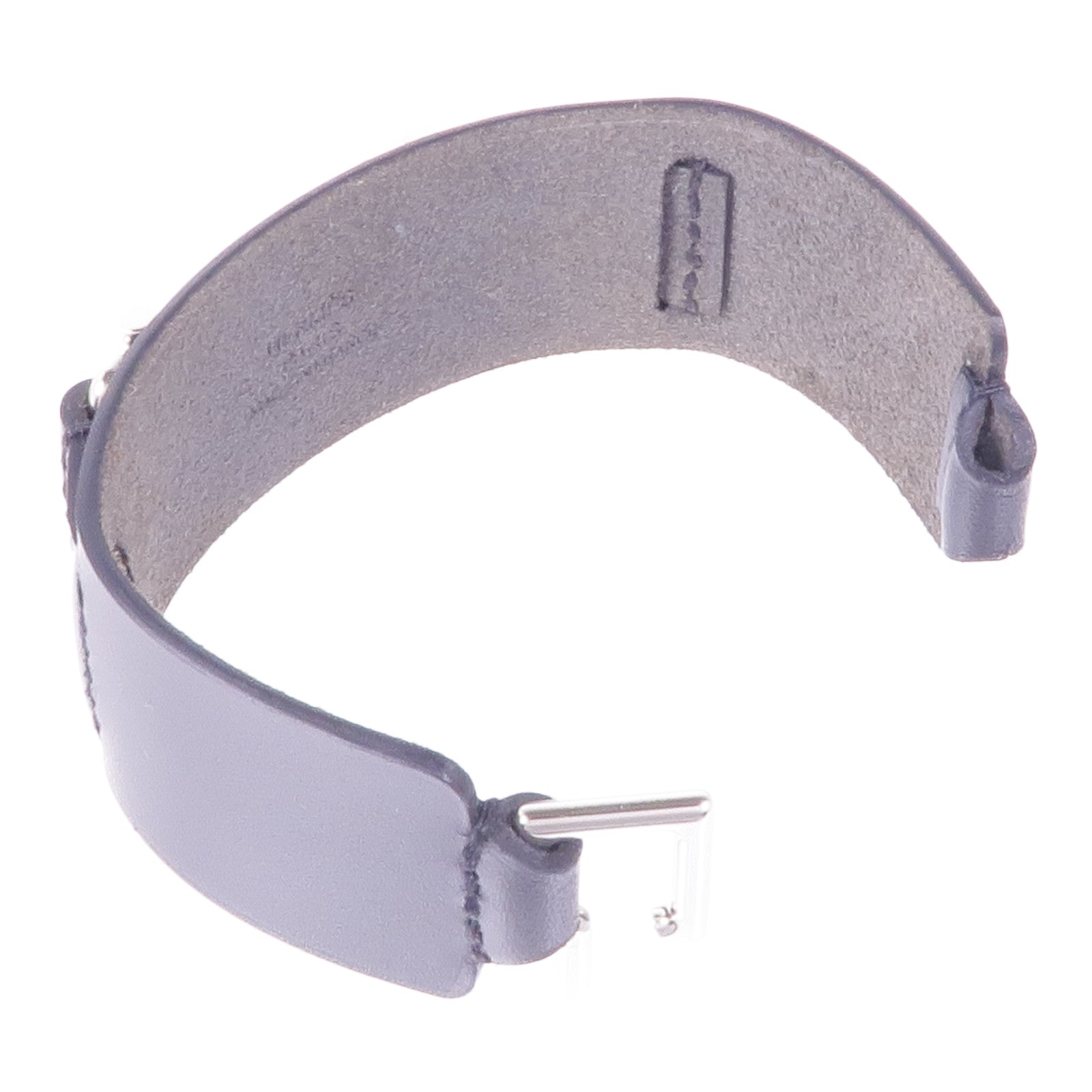 HERMES Swift皮革Cuir Bracelet銀扣手帶Noir