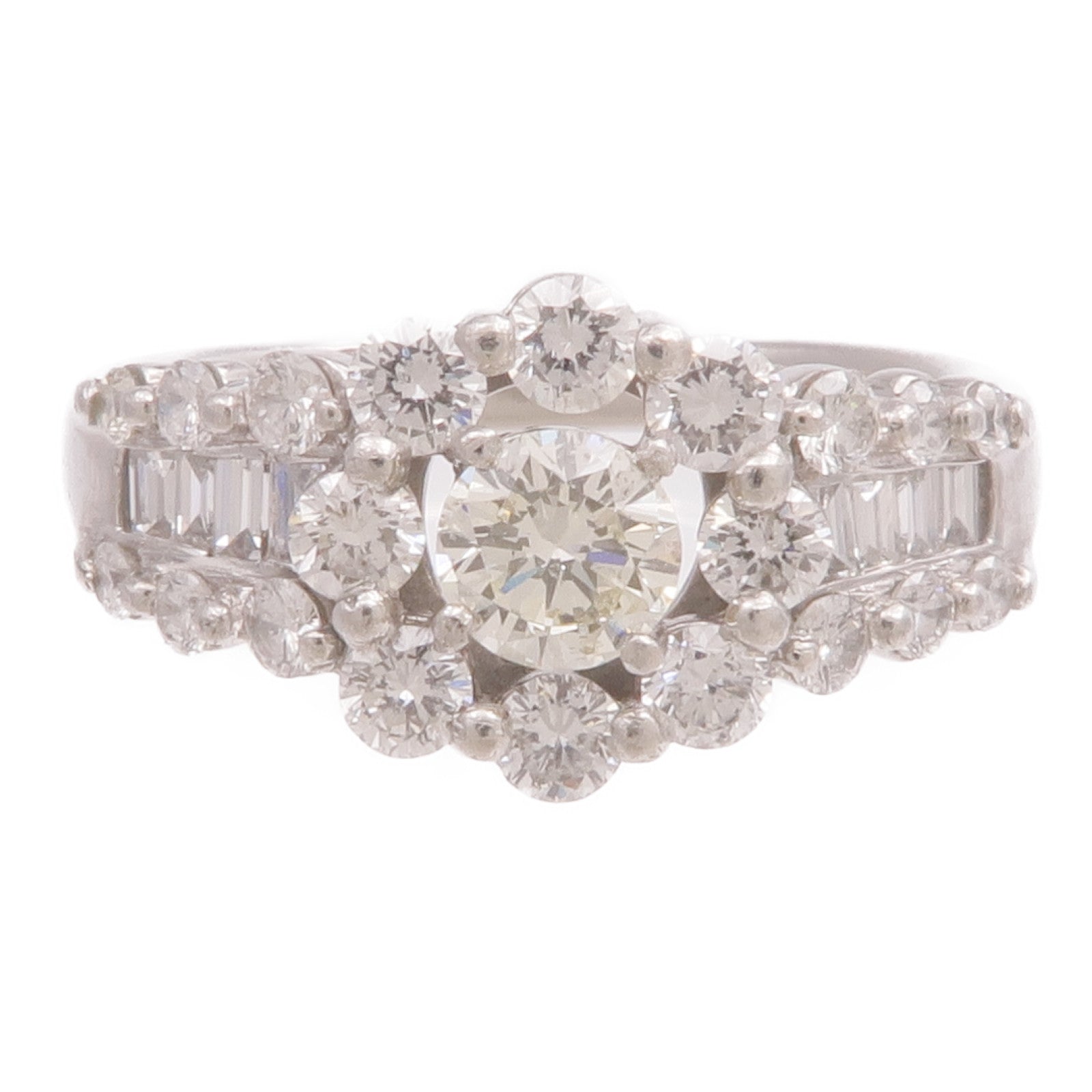 JEWELRY 【激減優惠】PT900鉑金Diamond Ring鑽石戒指US#7