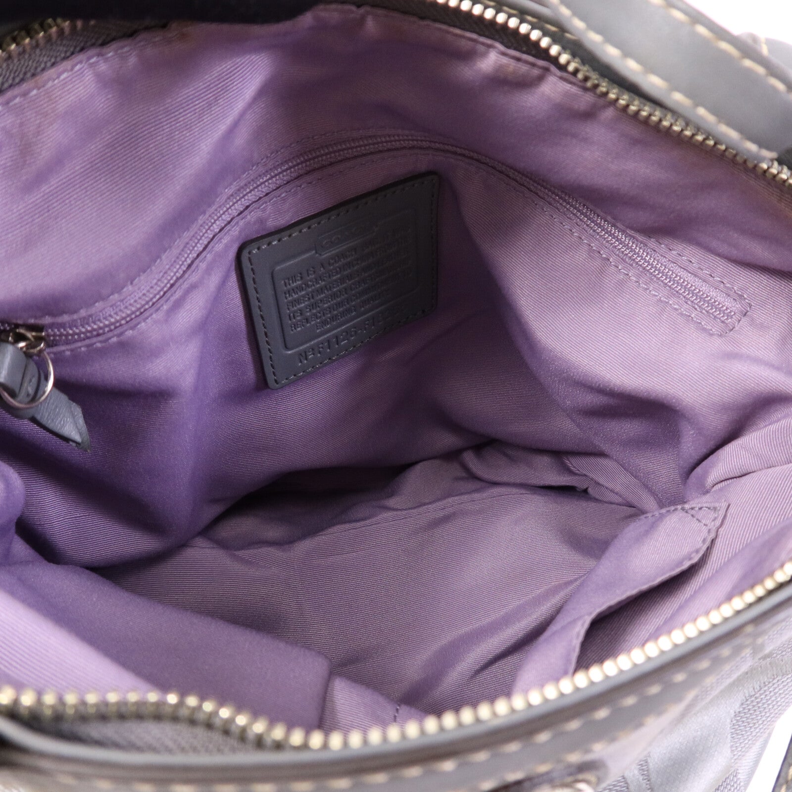 COACH 【激減優惠】帆布Tote Bag銀扣肩背袋