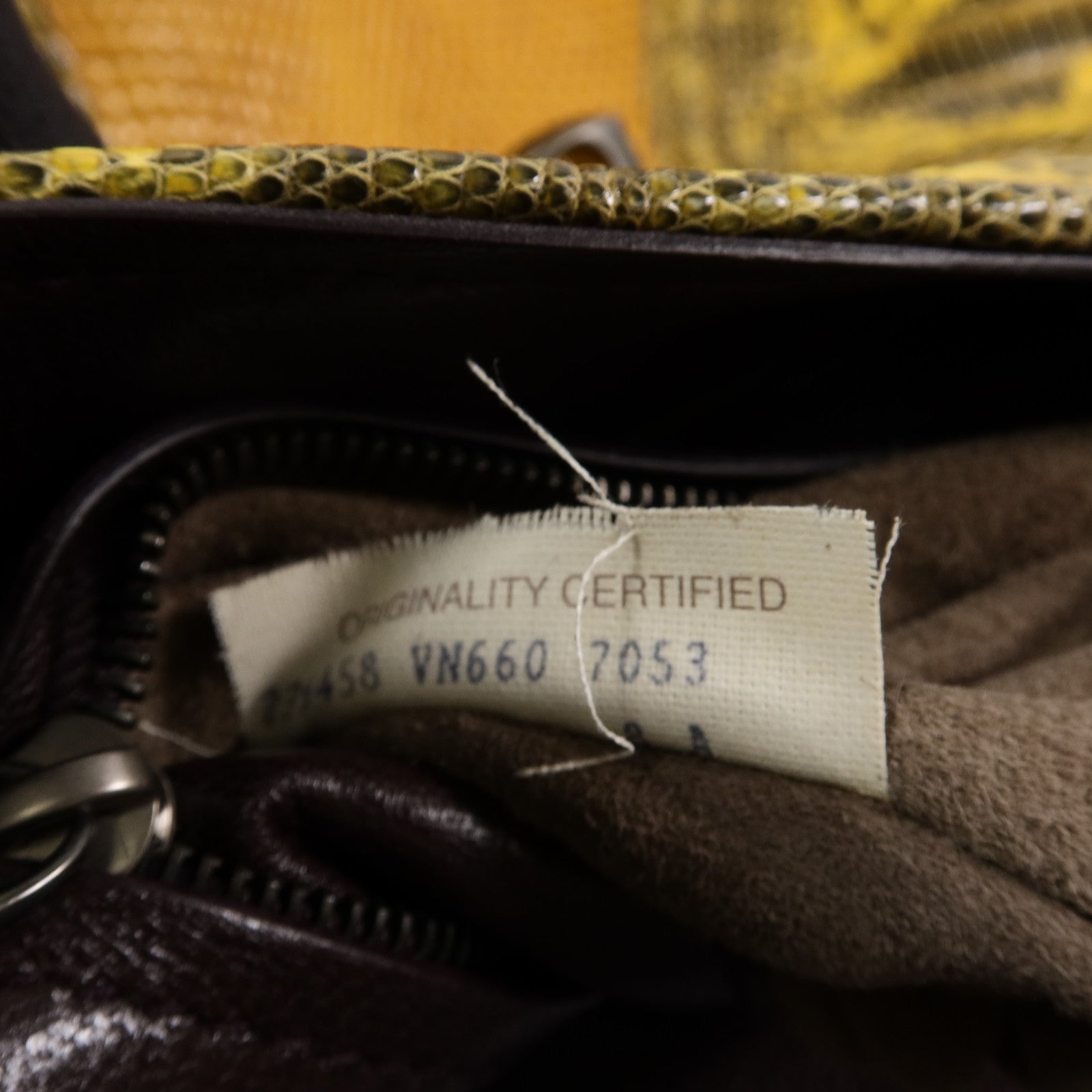 BOTTEGA VENETA 鱷魚/蜥蝪皮革Patchwork Preziso手挽袋