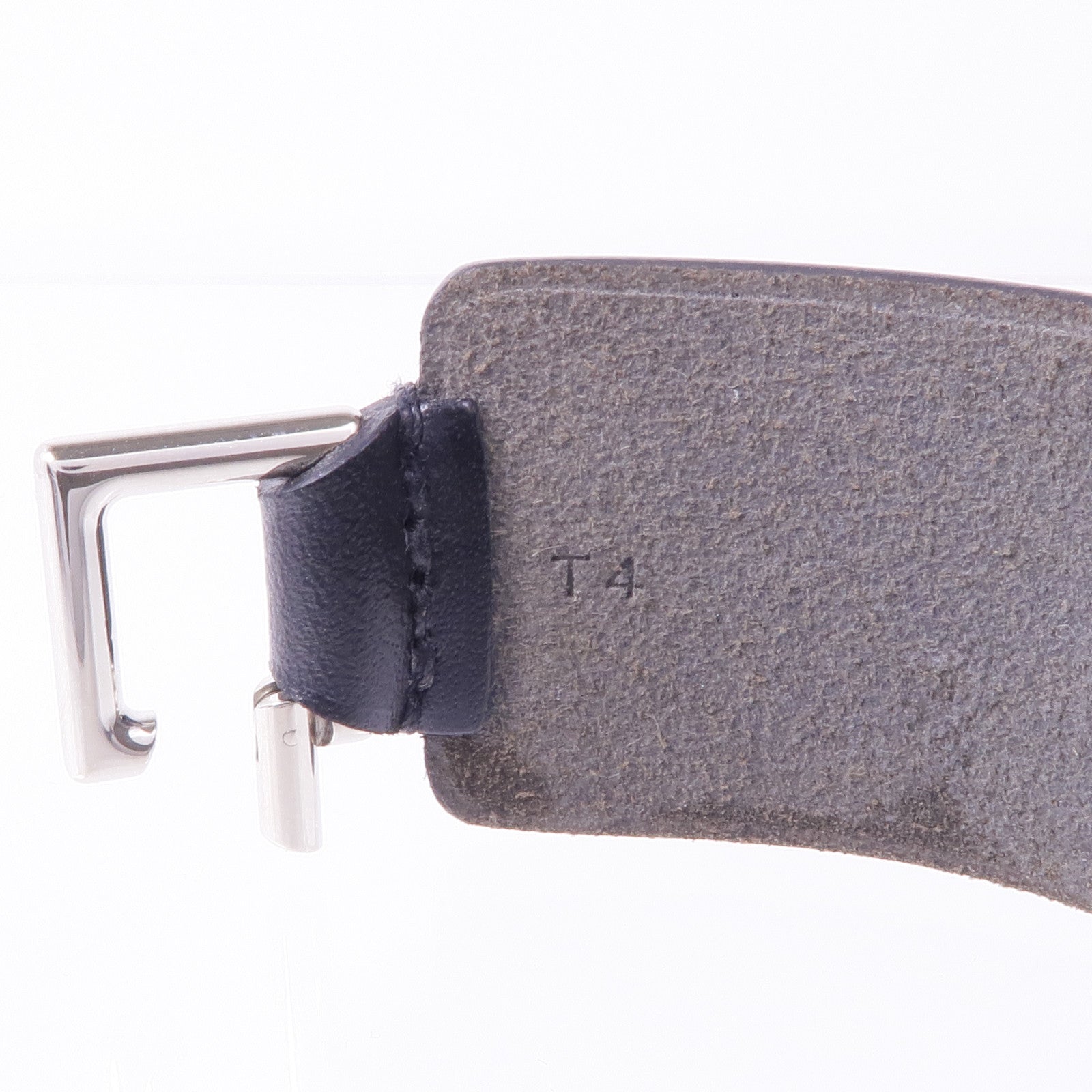 HERMES Swift皮革Cuir Bracelet銀扣手帶Noir