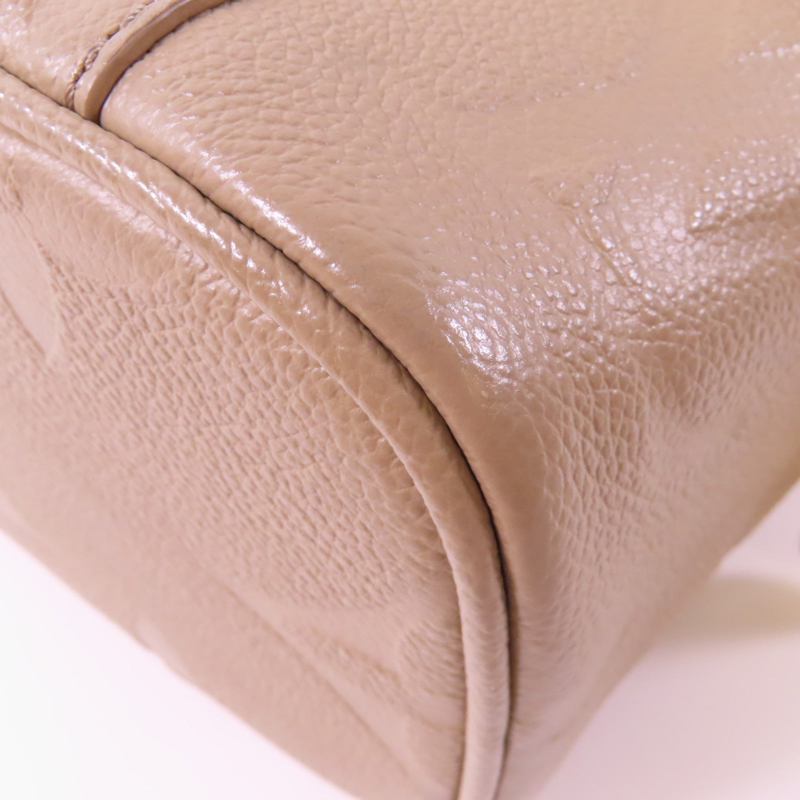 LOUIS VUITTON 【激減優惠】Monogram Empreinte Giant Vanity金扣手挽肩背兩用袋米色