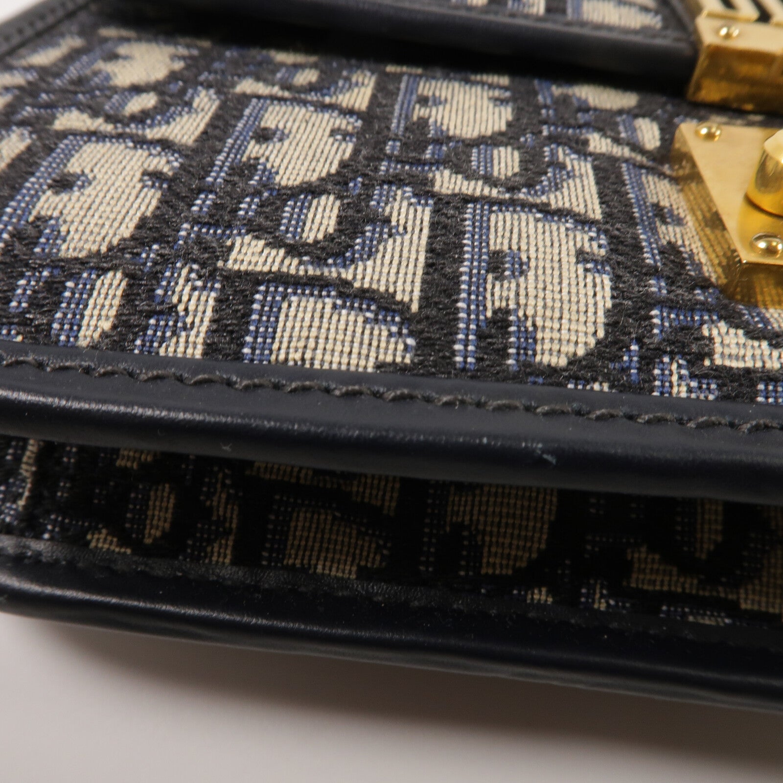 Dior 帆布Dioraddict Flap Bag鏈帶肩背袋
