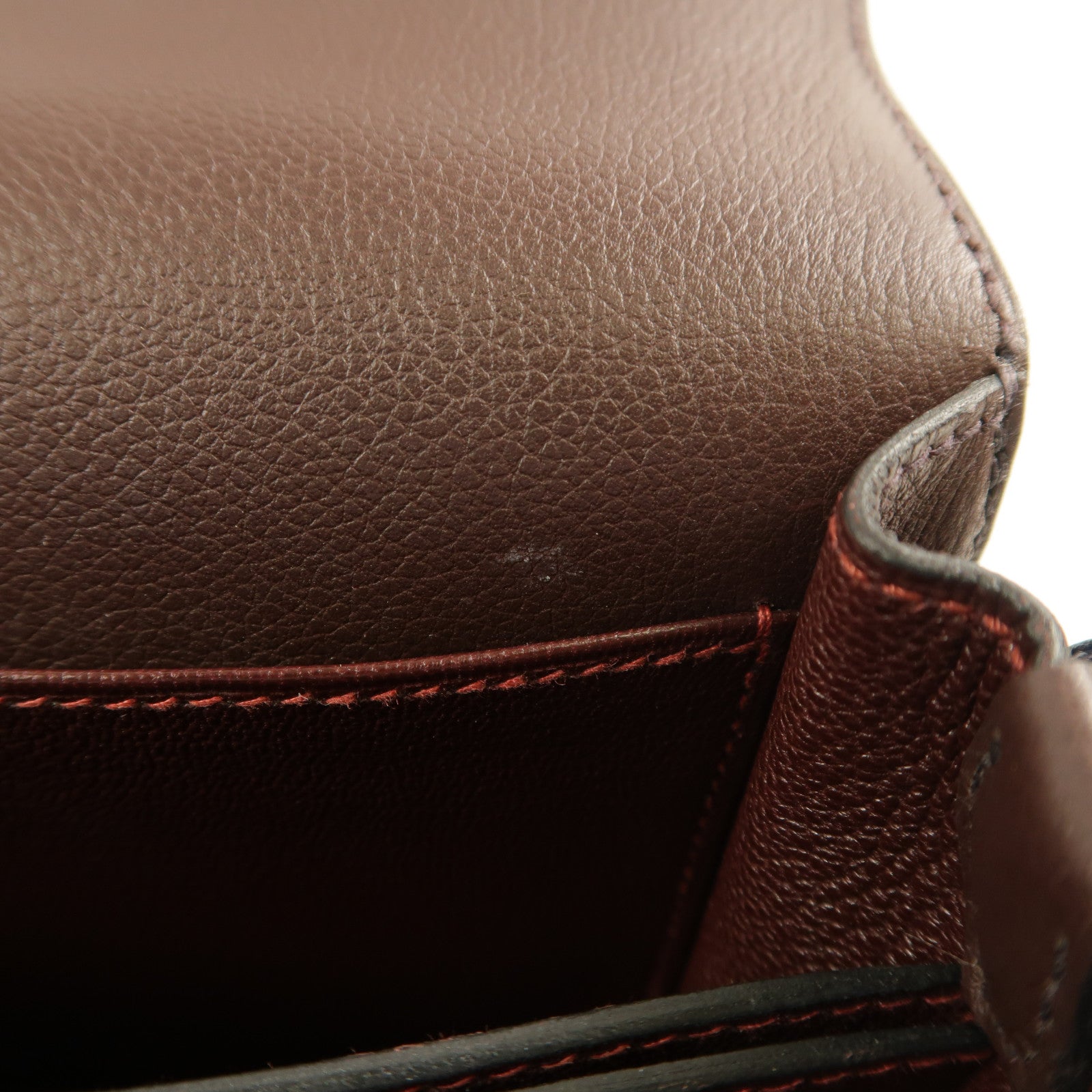 HERMES 【激減優惠】Evercolor皮革Mini Roulis金扣肩背袋Bleu Saphir