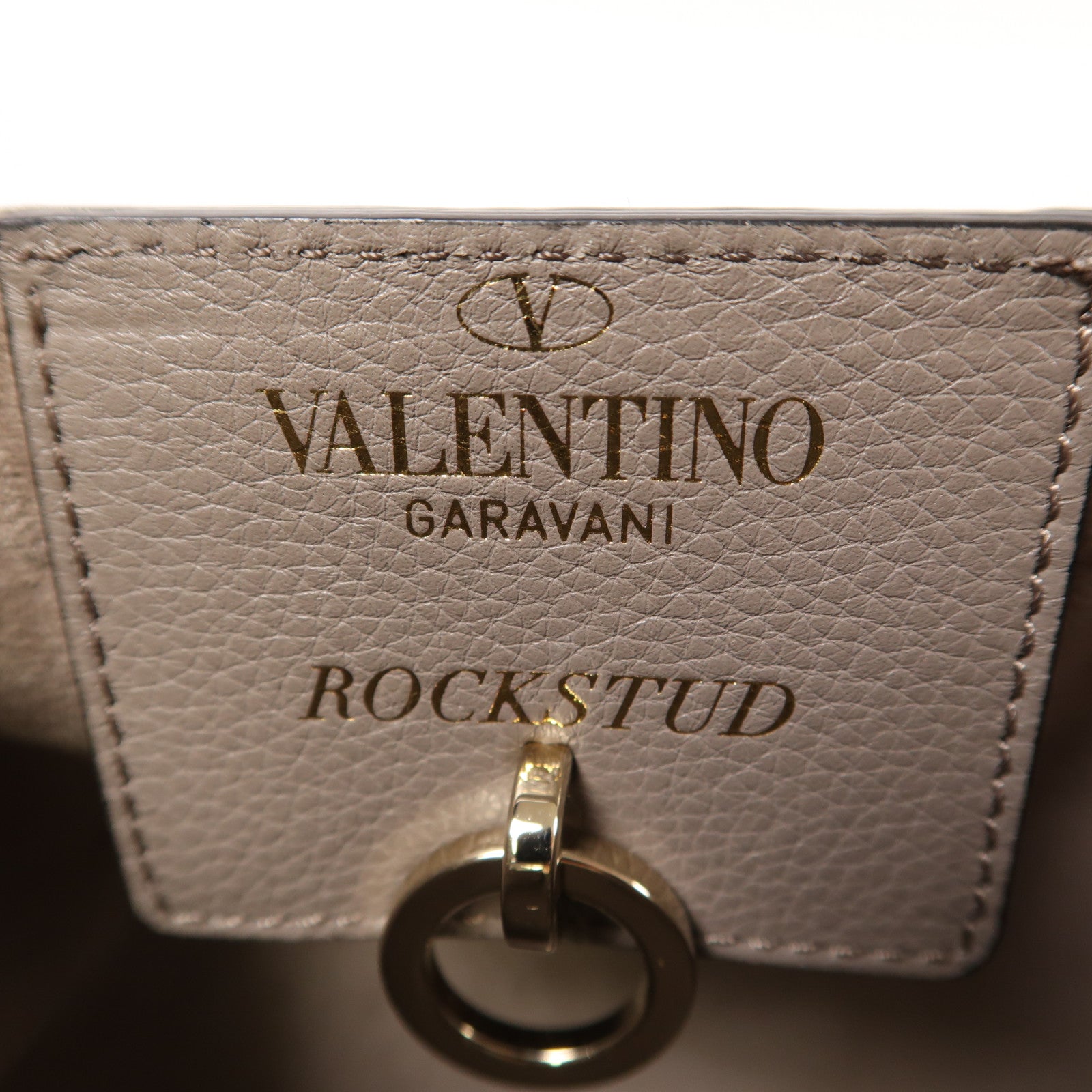 Valentino 【激減優惠】牛皮皮革Rockstud金扣手挽肩背兩用袋