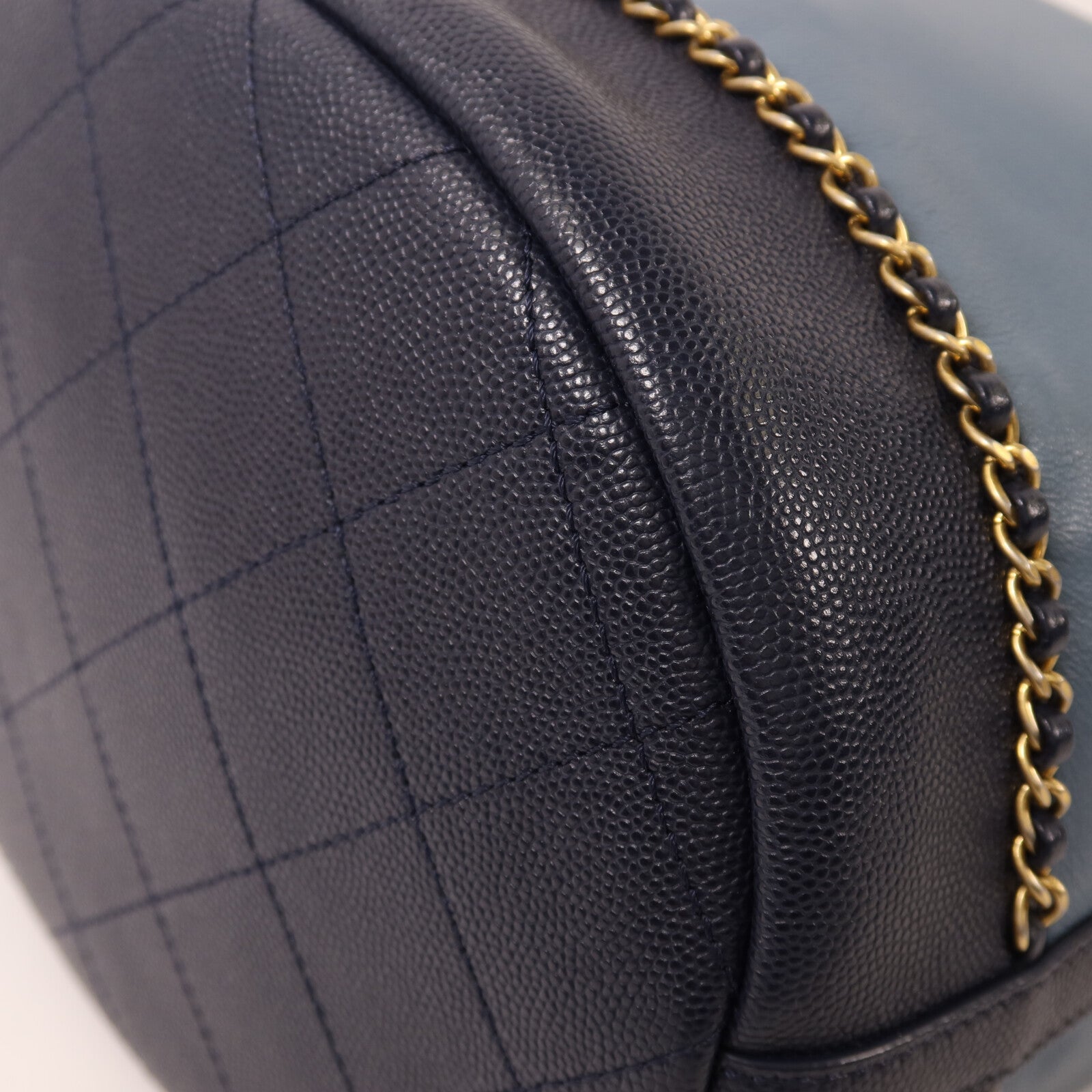 CHANEL 【激減優惠】羊皮皮革Chain Shoulder金扣鏈帶肩背袋