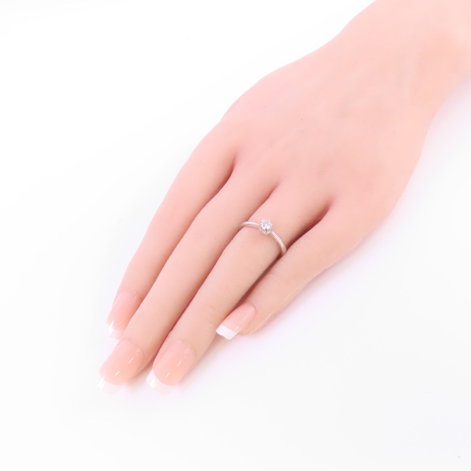 JEWELRY 【激減優惠】18K白金/鑽石Diamond Ring戒指US#5.75