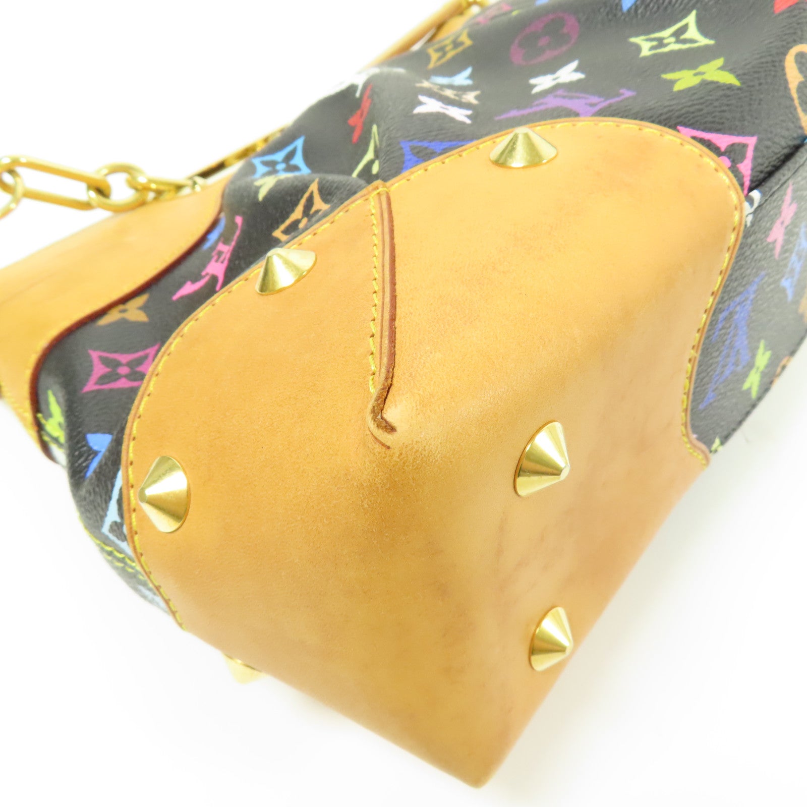 LOUIS VUITTON LV GHW Judy MM 2Way Shoulder Hand Bag M40256 Monogram Multicolore