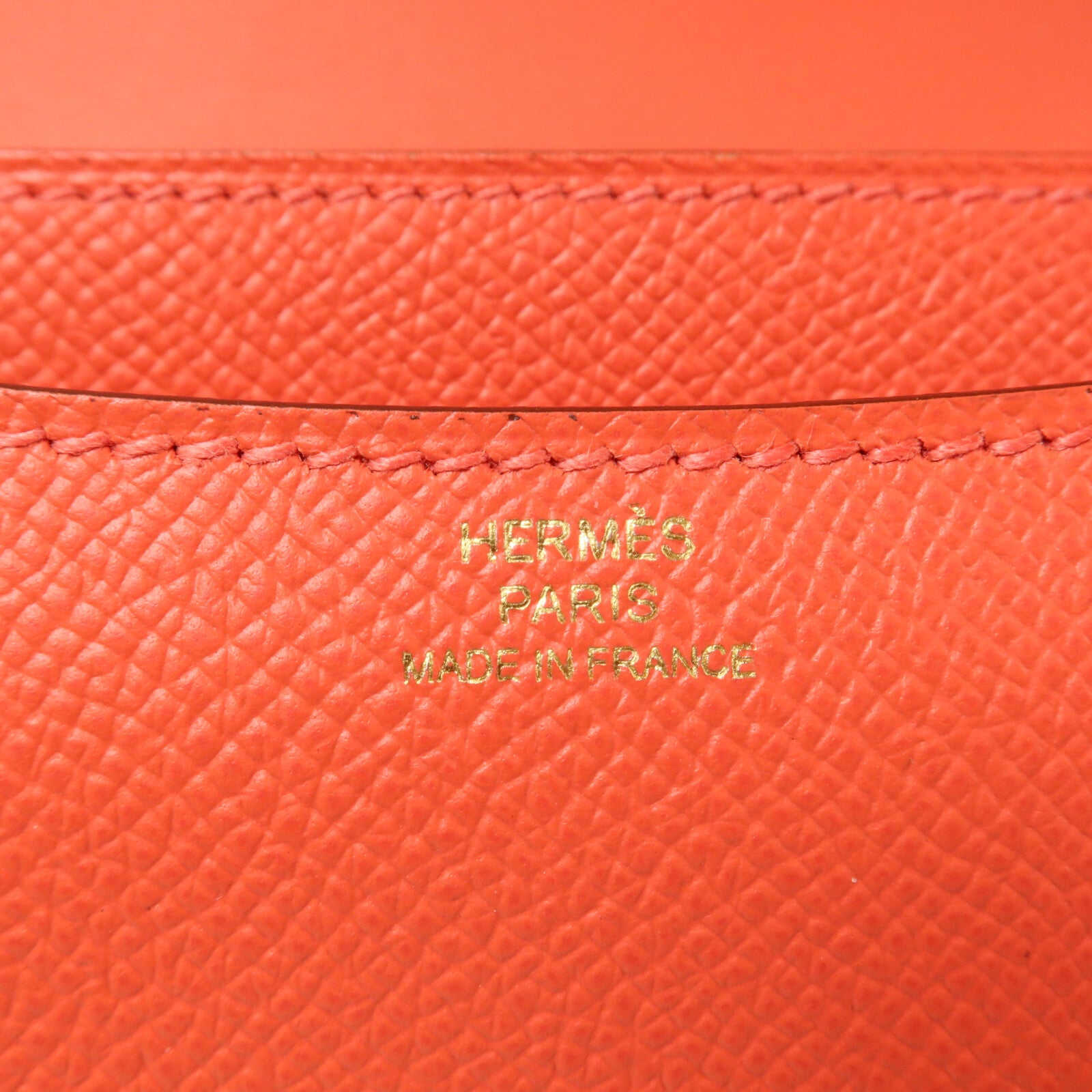 HERMES Epsom皮革Constance Mini肩背袋Rose Jaipur