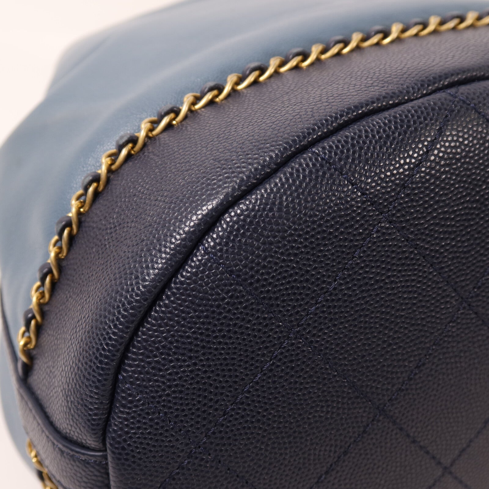 CHANEL 【激減優惠】羊皮皮革Chain Shoulder金扣鏈帶肩背袋