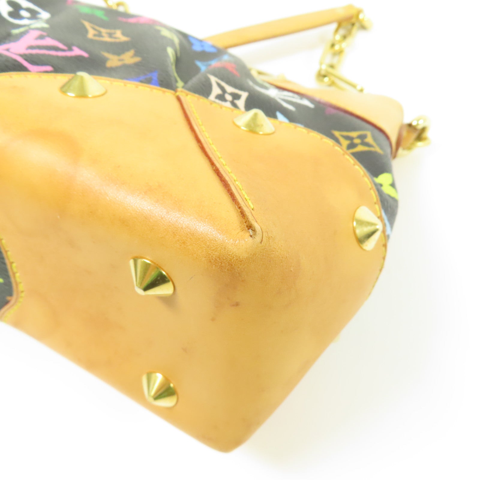 LOUIS VUITTON LV GHW Judy MM 2Way Shoulder Hand Bag M40256 Monogram Multicolore