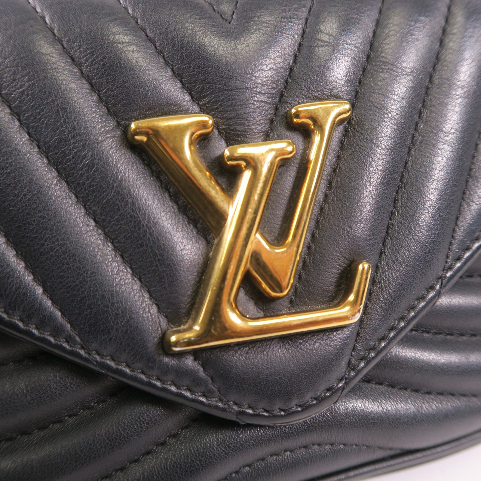 LOUIS VUITTON 牛皮皮革New Wave金扣手挽肩背兩用袋