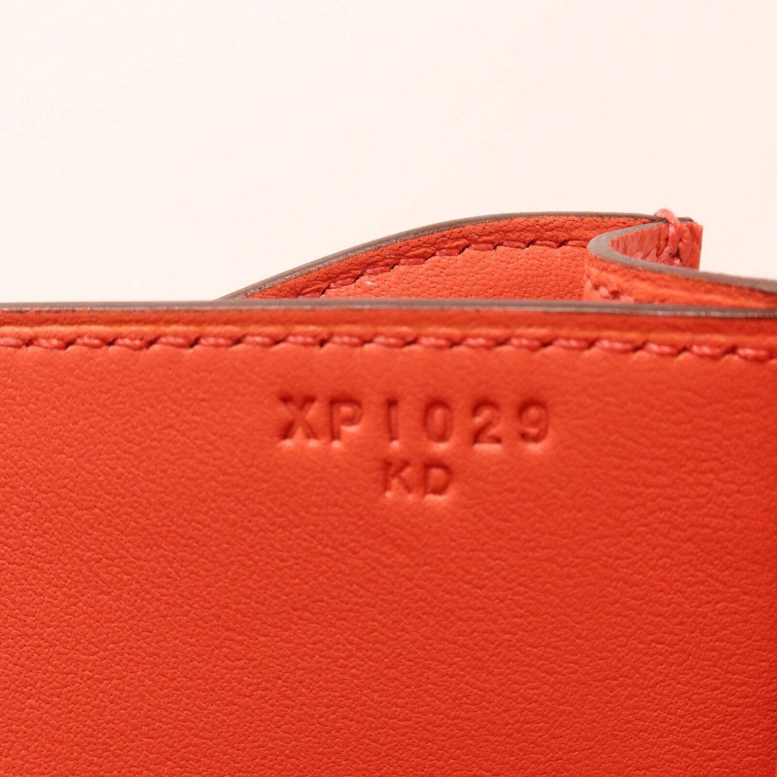 HERMES Epsom皮革Constance Mini肩背袋Rose Jaipur