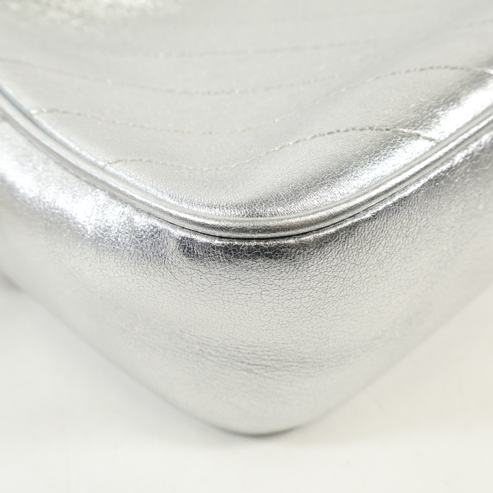 GUCCI 牛皮皮革Shoulder Bag銀扣肩背袋