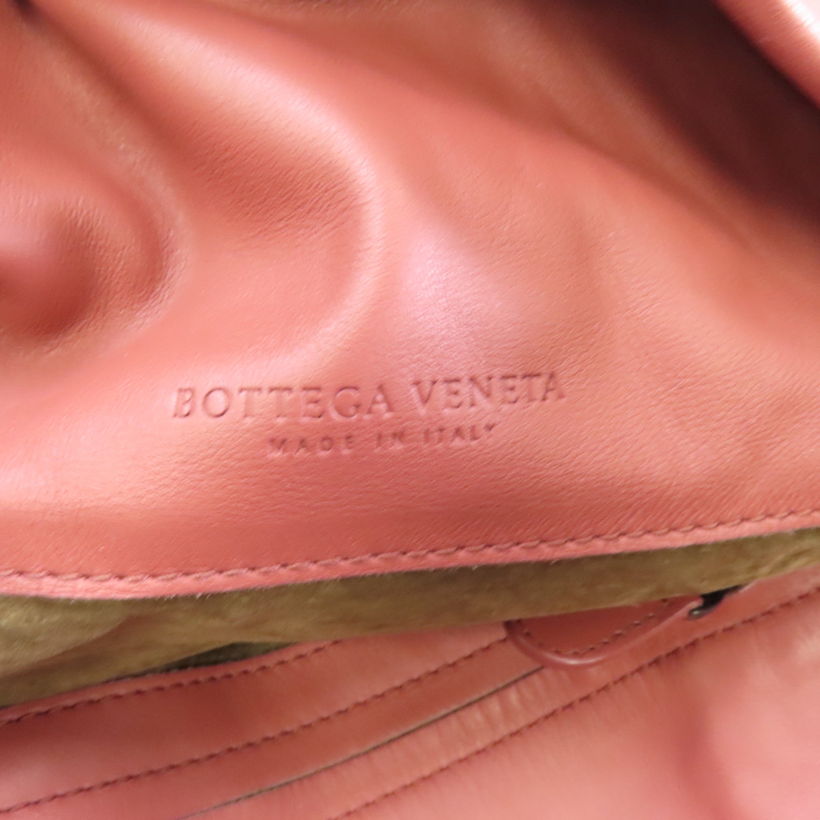 BOTTEGA VENETA 皮革Shoulder Bag肩背袋粉紅色