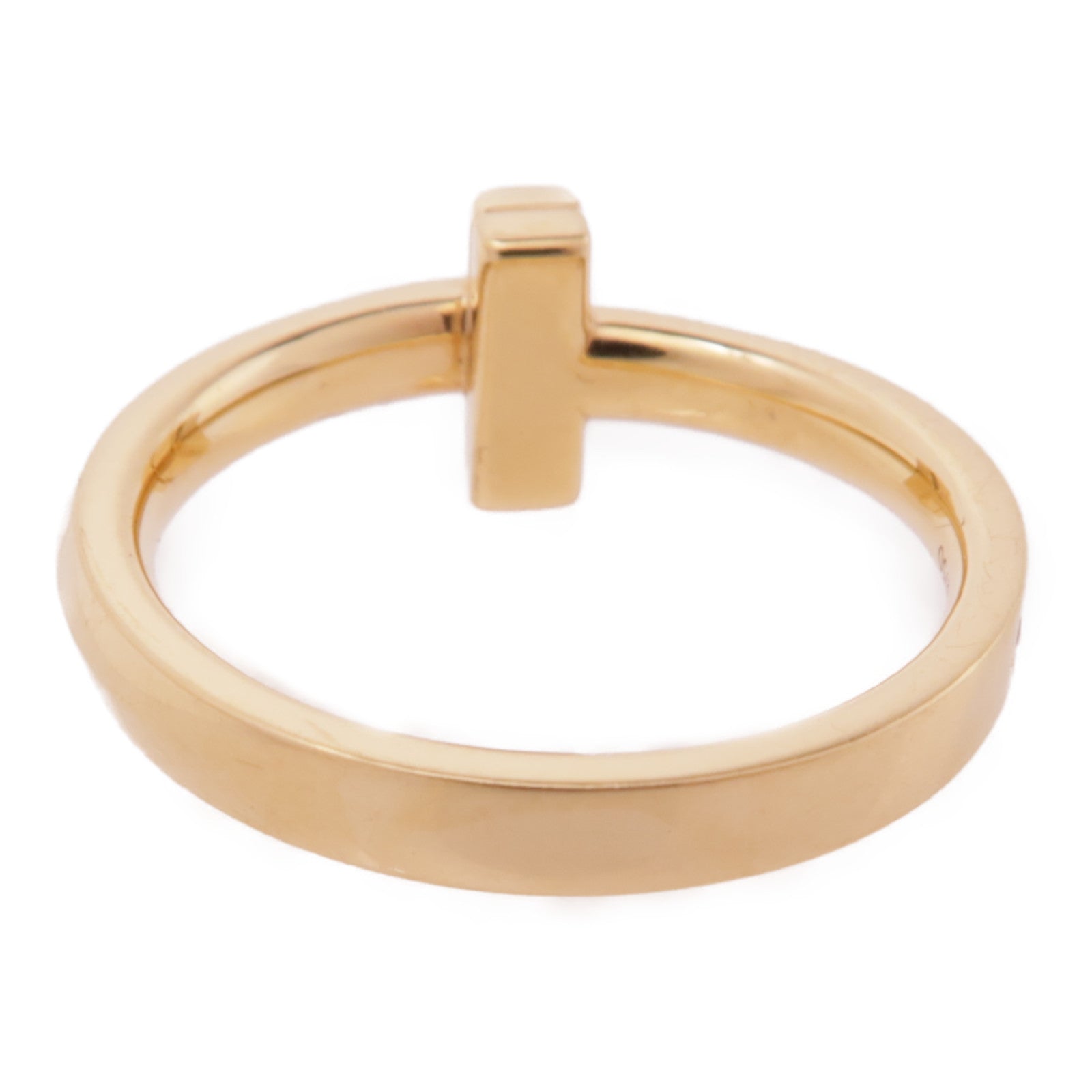 TIFFANY＆CO 18K玫瑰金T-One Ring戒指US#5.5